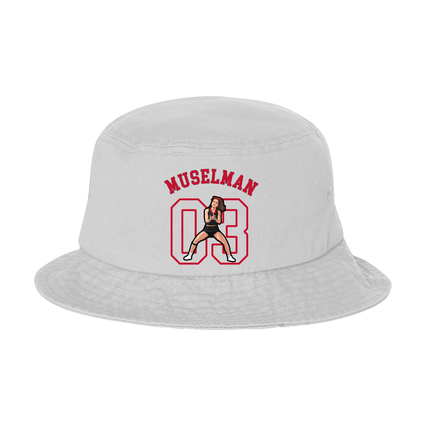 Bucket Cap — Shirsey Arch in White