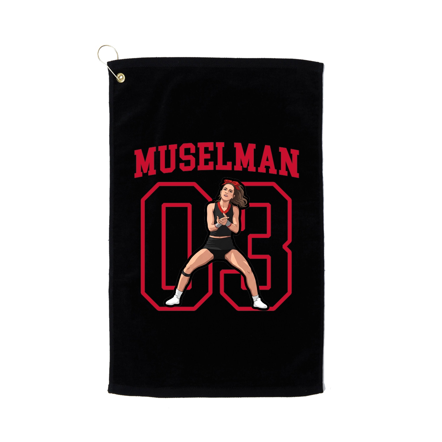 Golf Towel — Shirsey in Black