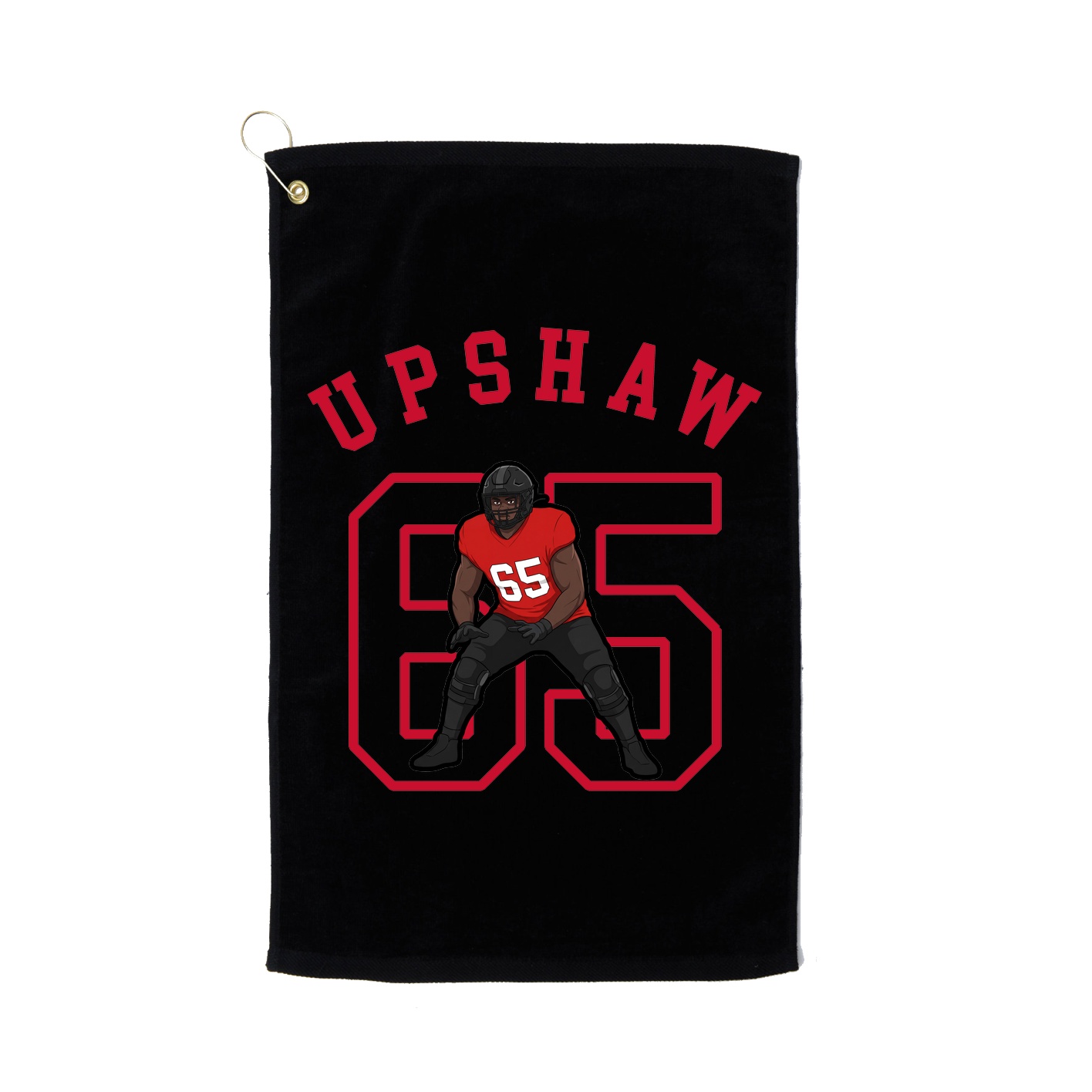 Golf Towel — Shirsey Arch in Black