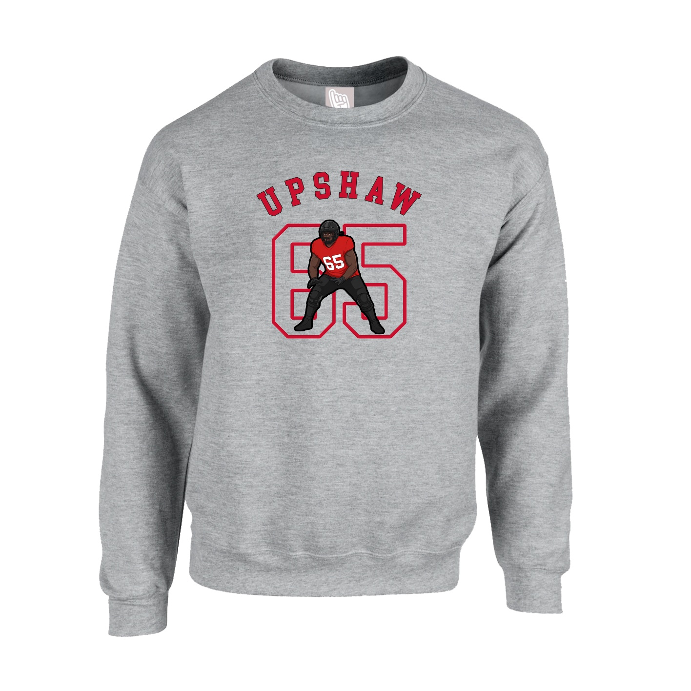 Fleece Crew — Shirsey Arch in Grey