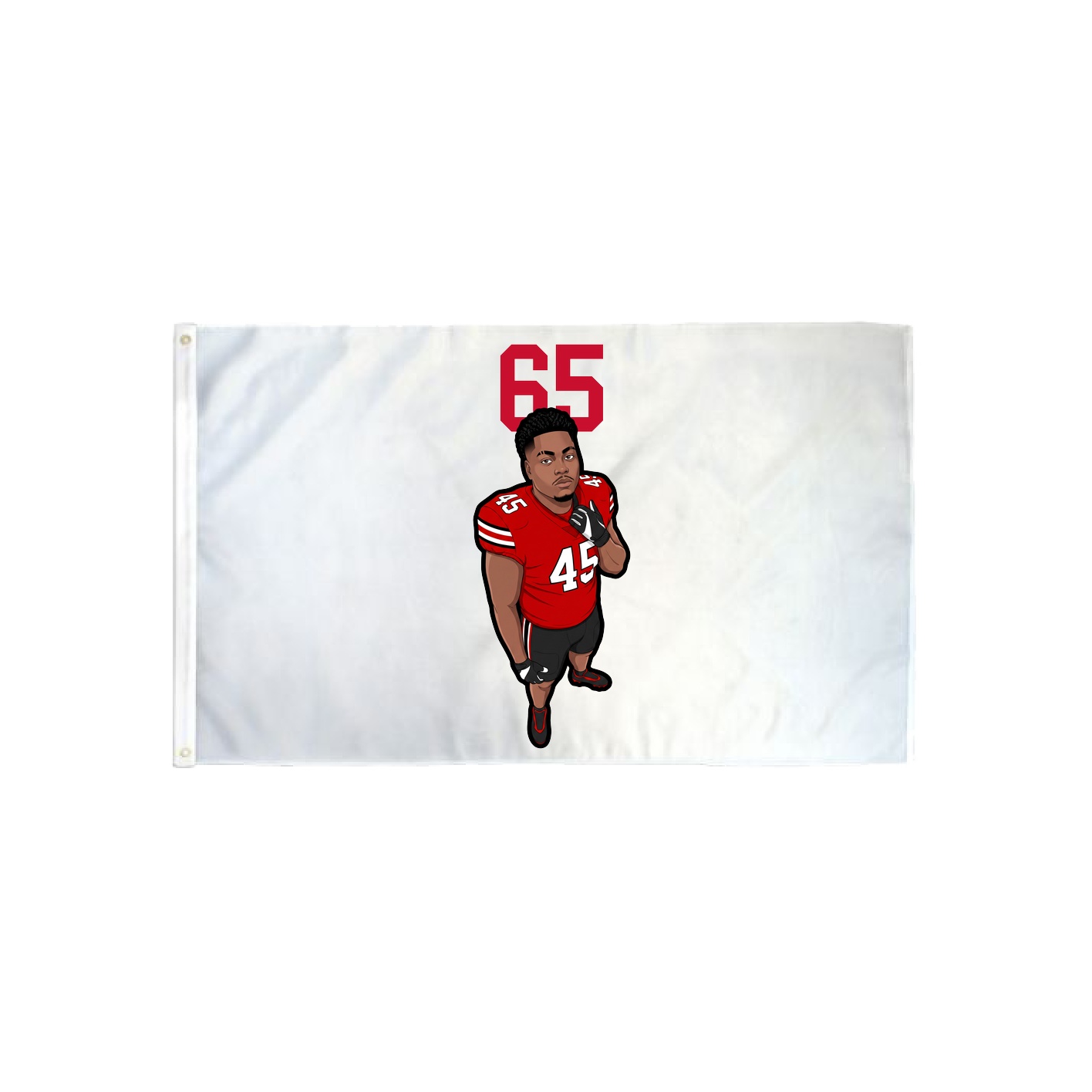 3x5 Flag — Number Top in Classic