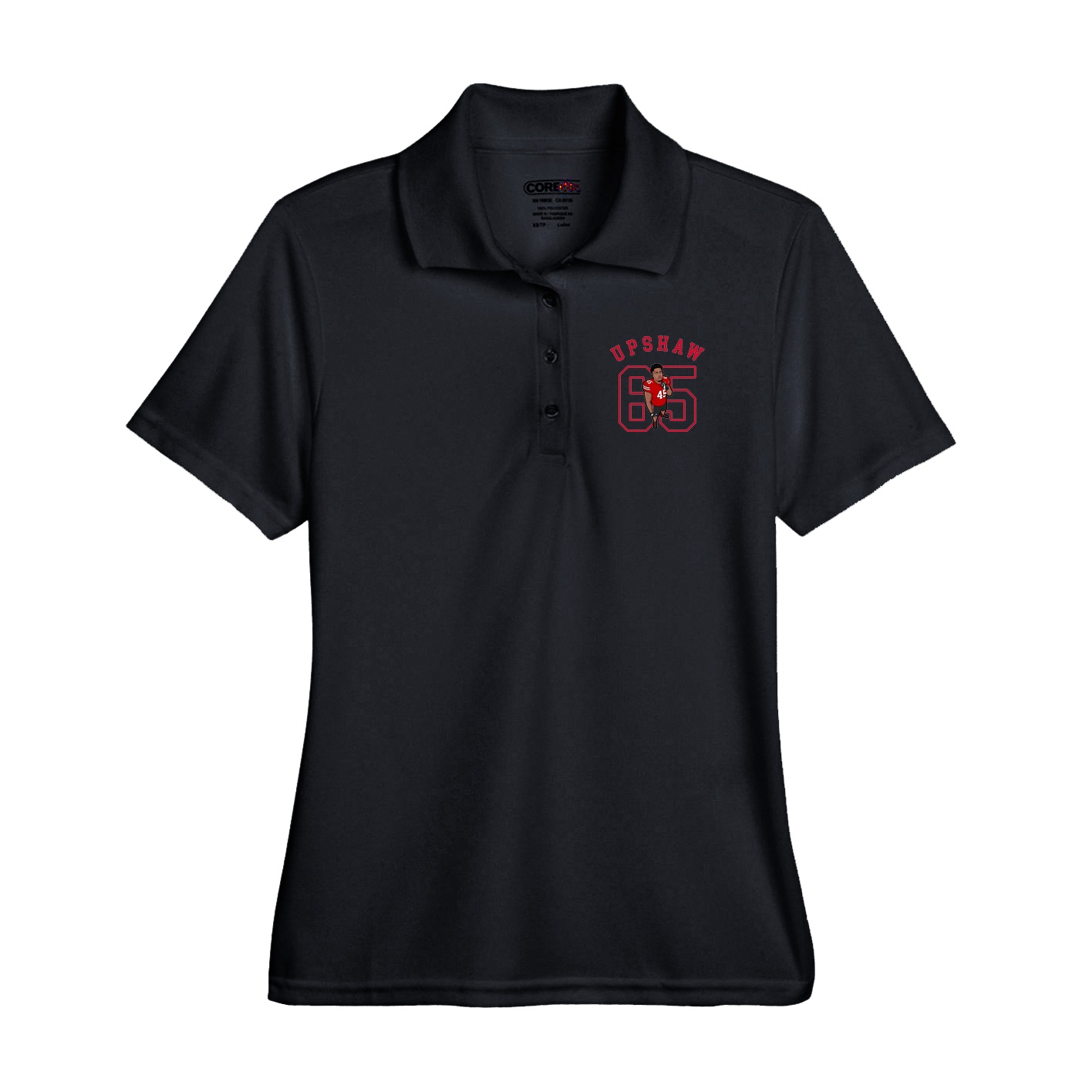 Performance Polo — Shirsey Arch in Black