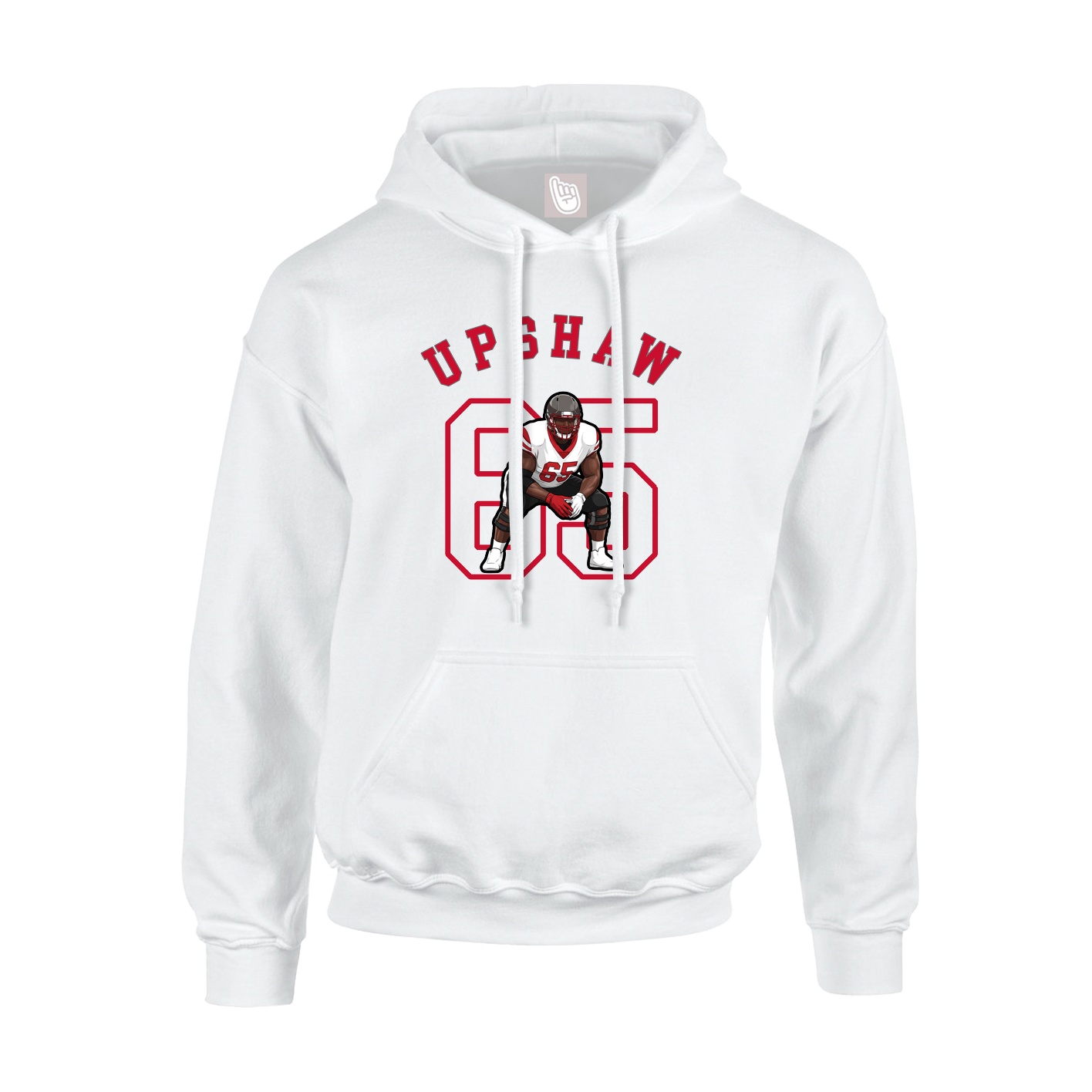 Youth Hoodie — Shirsey Arch in White