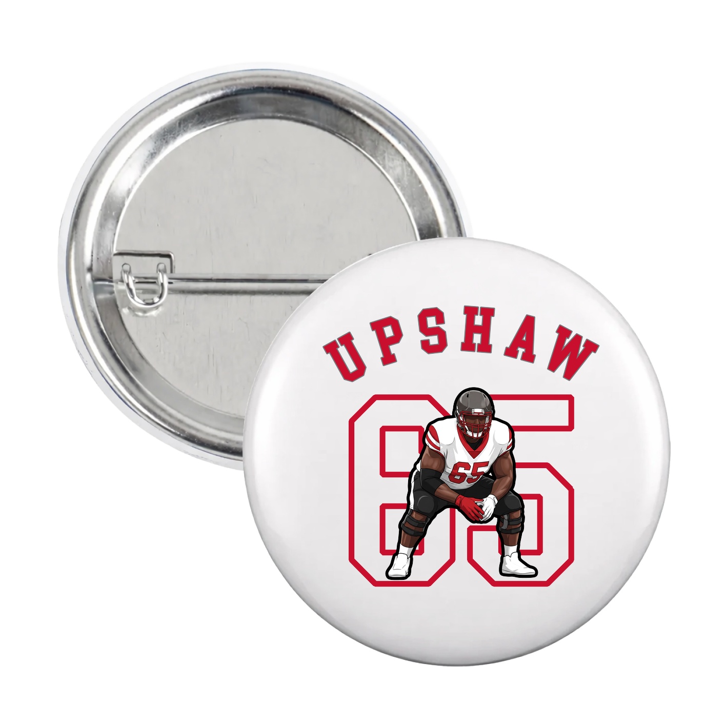 Game Day Button — Shirsey Arch in White