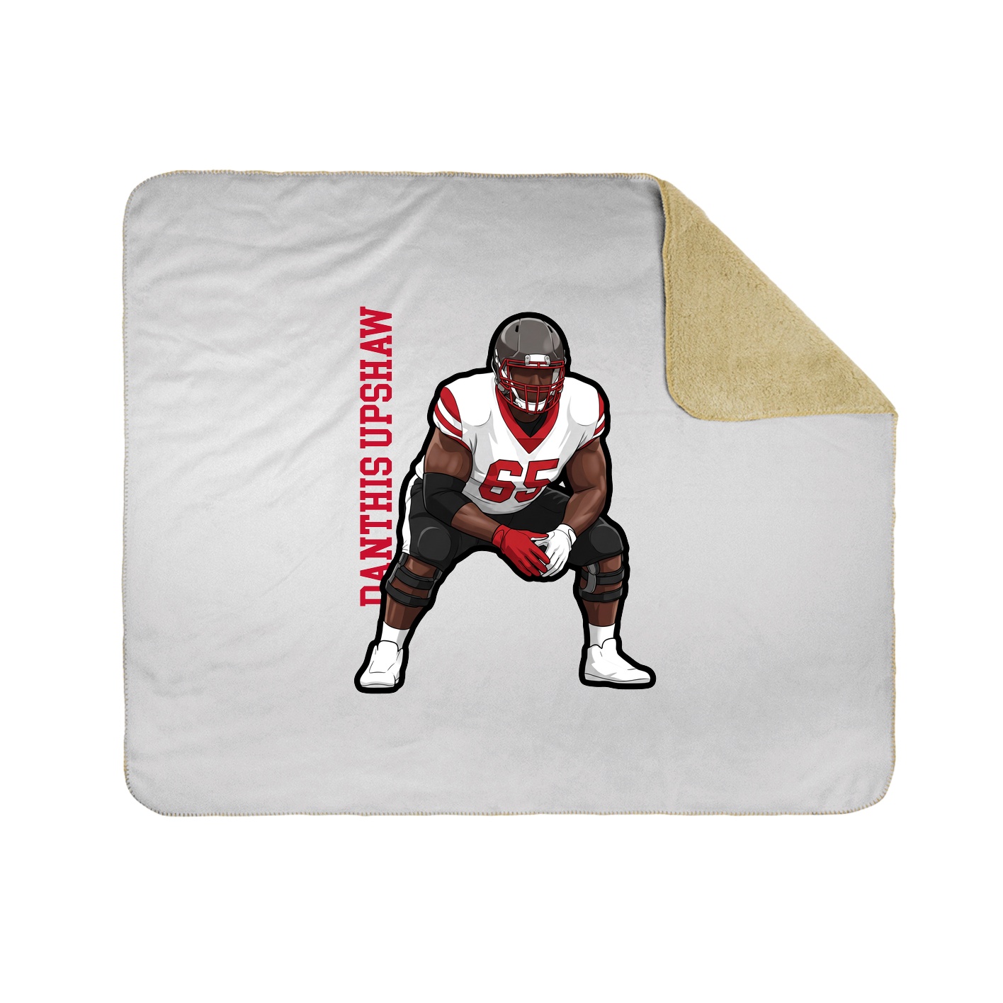 50x60 Sherpa Lined Throw Blanket