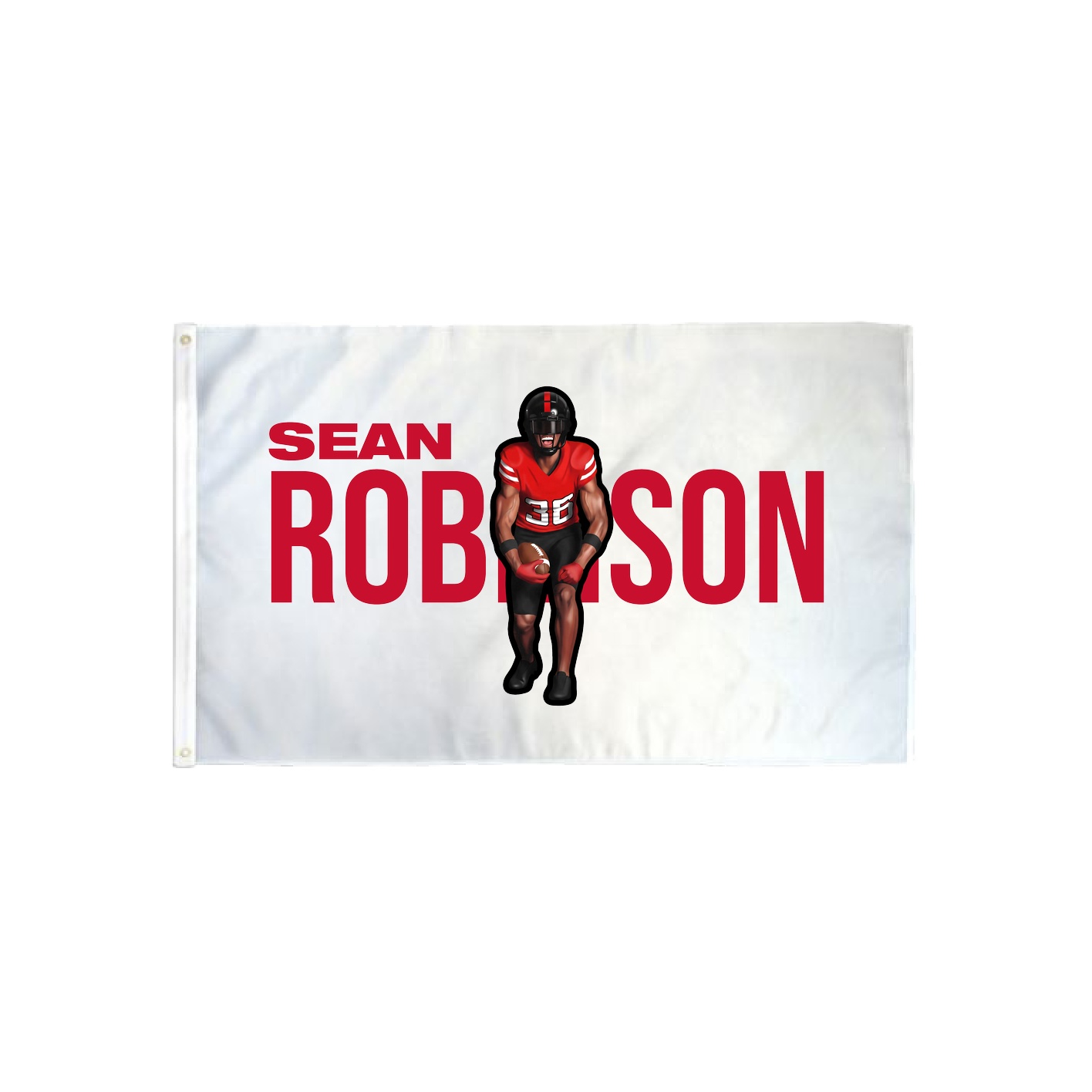 3x5 Flag — Player Name in Classic