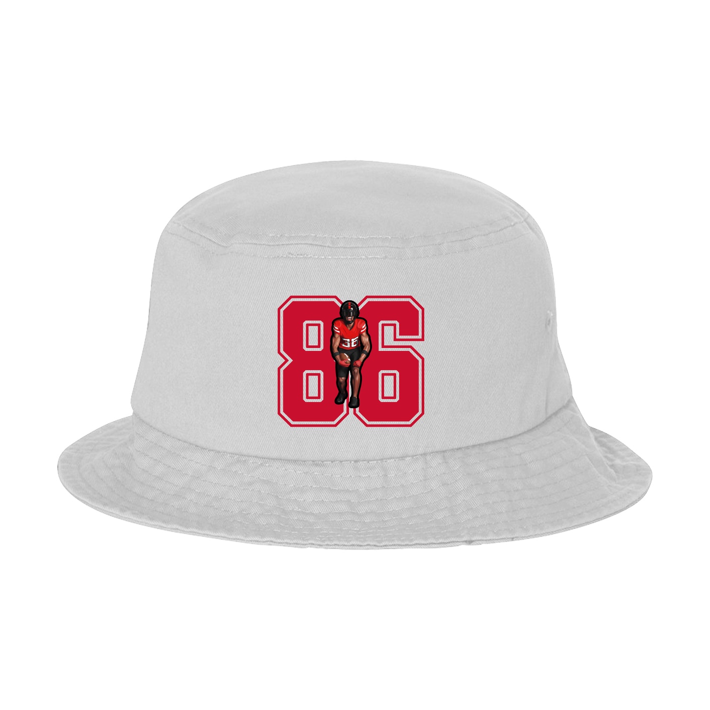 Bucket Cap — Number in White