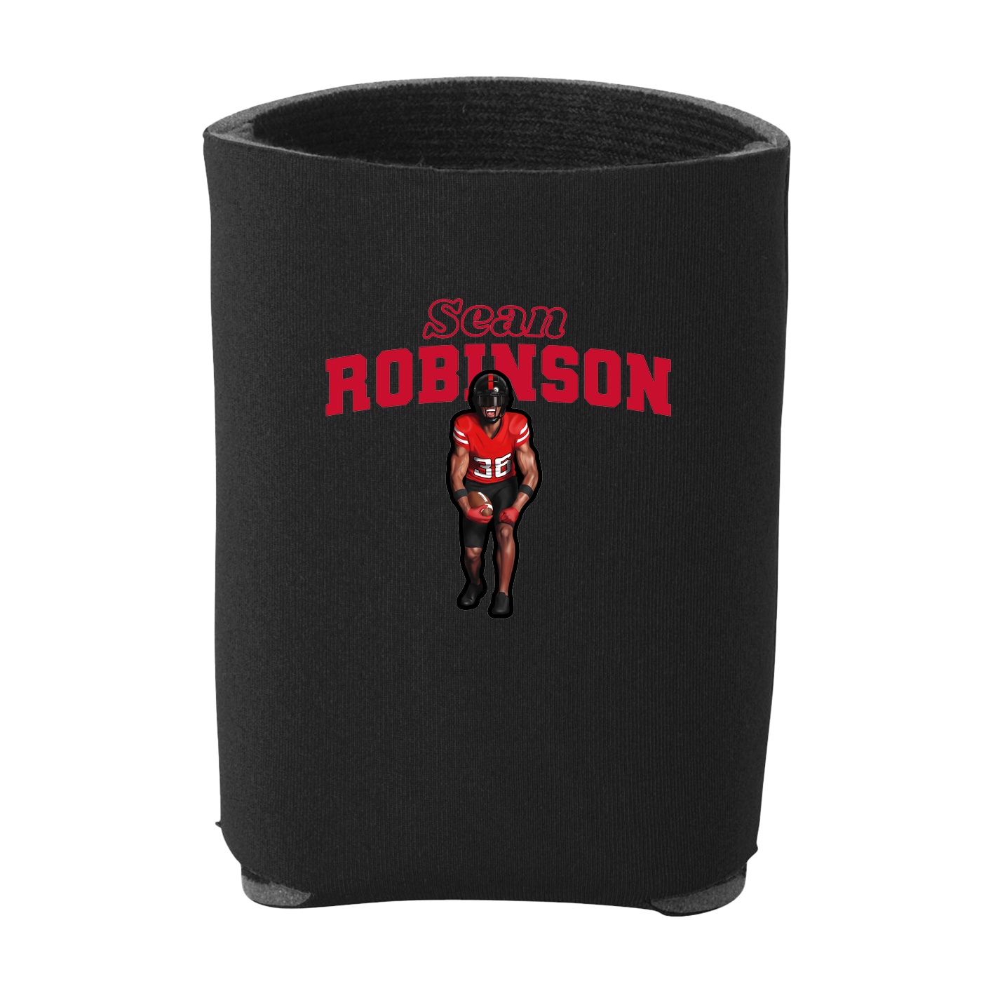 Can Holder — Name Arch in Black
