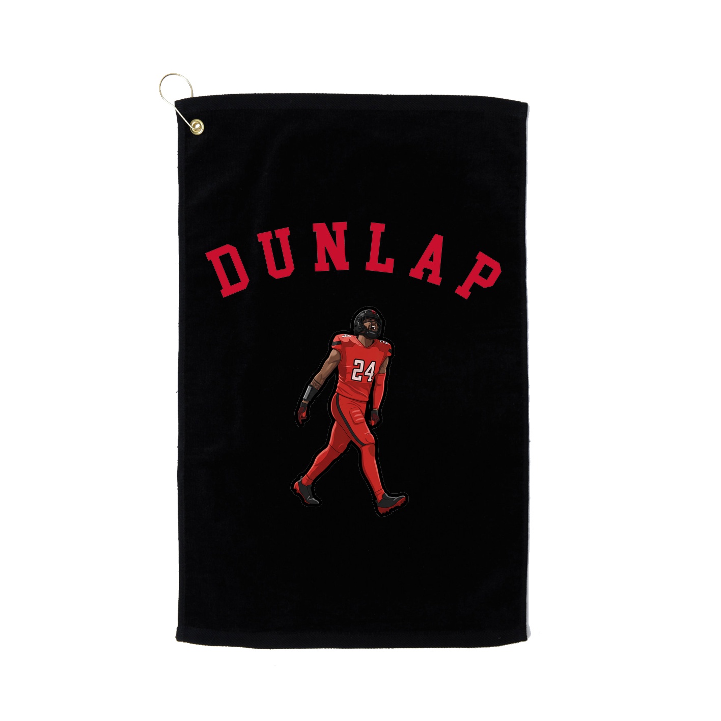 Golf Towel — Shirsey Arch in Black