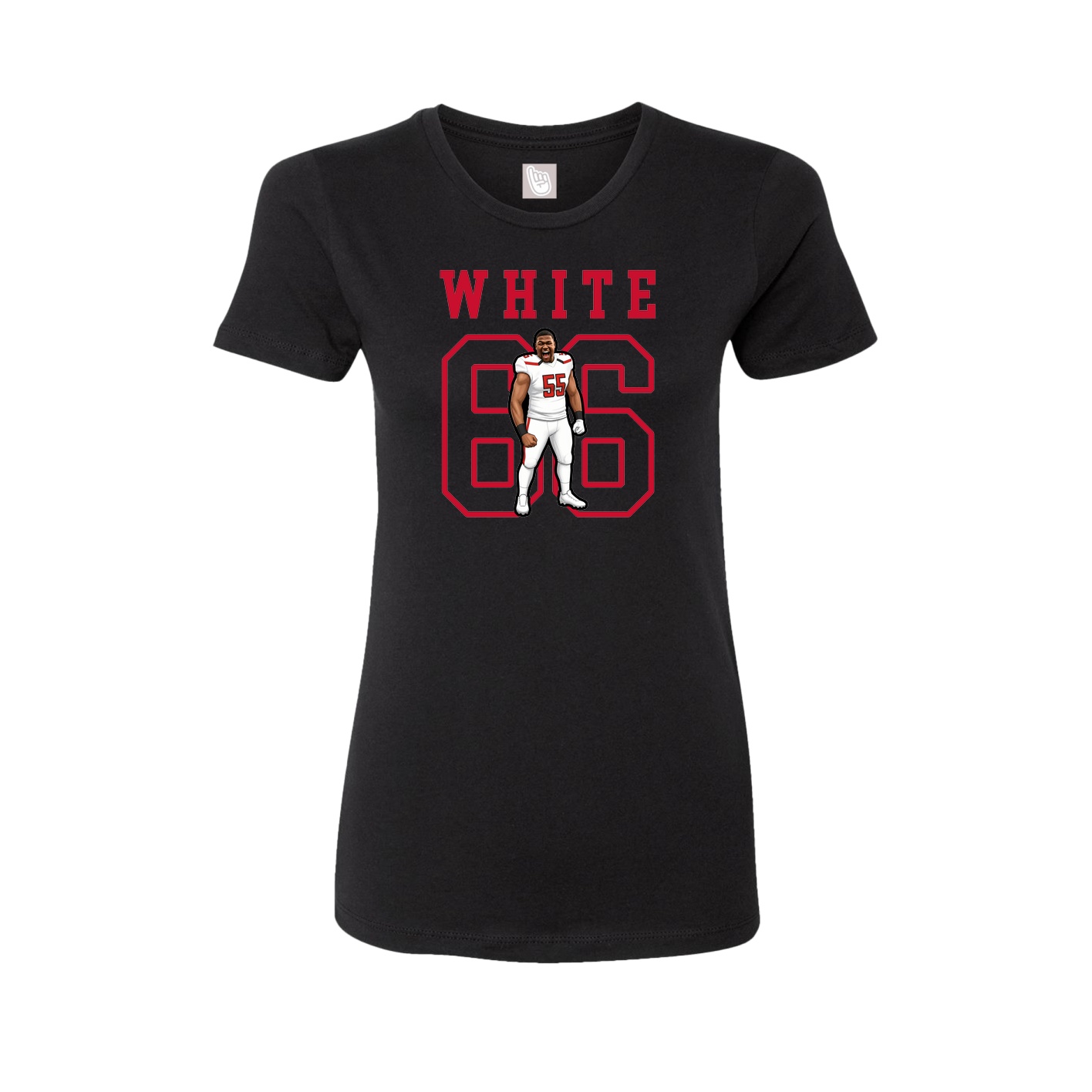 Fitted Women's Tee — Shirsey in Black