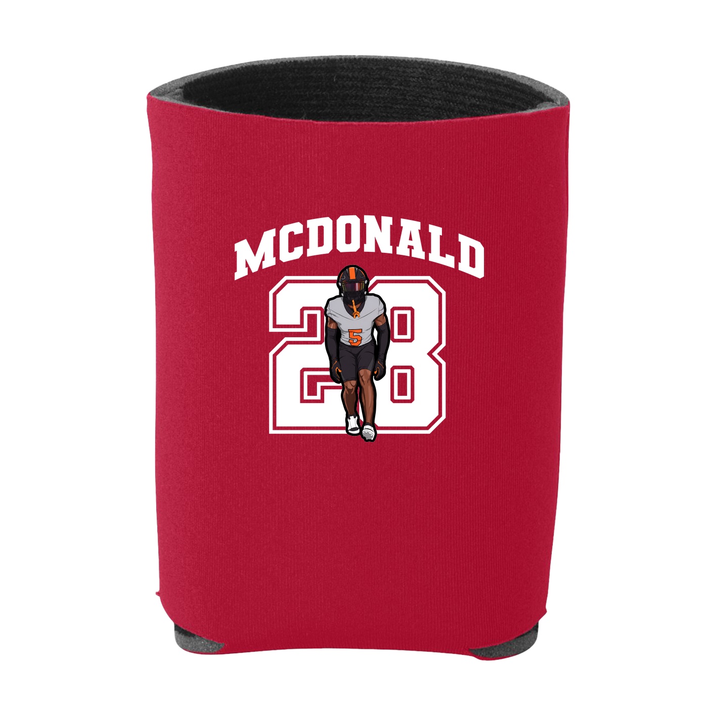 Can Holder — Number in Red