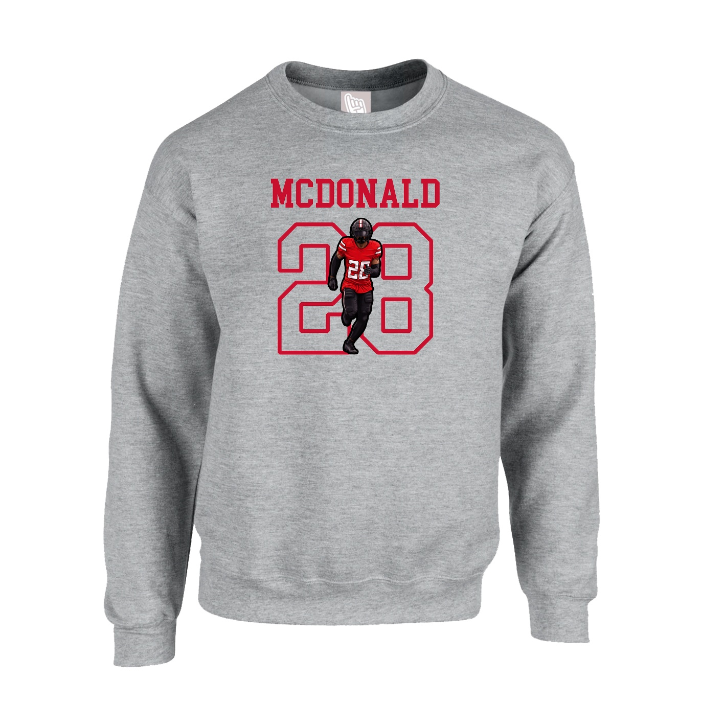 Fleece Crew — Shirsey in Grey