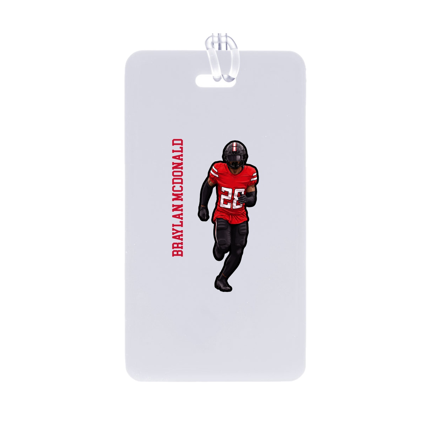 Bag Tag — Name Vertical in Classic