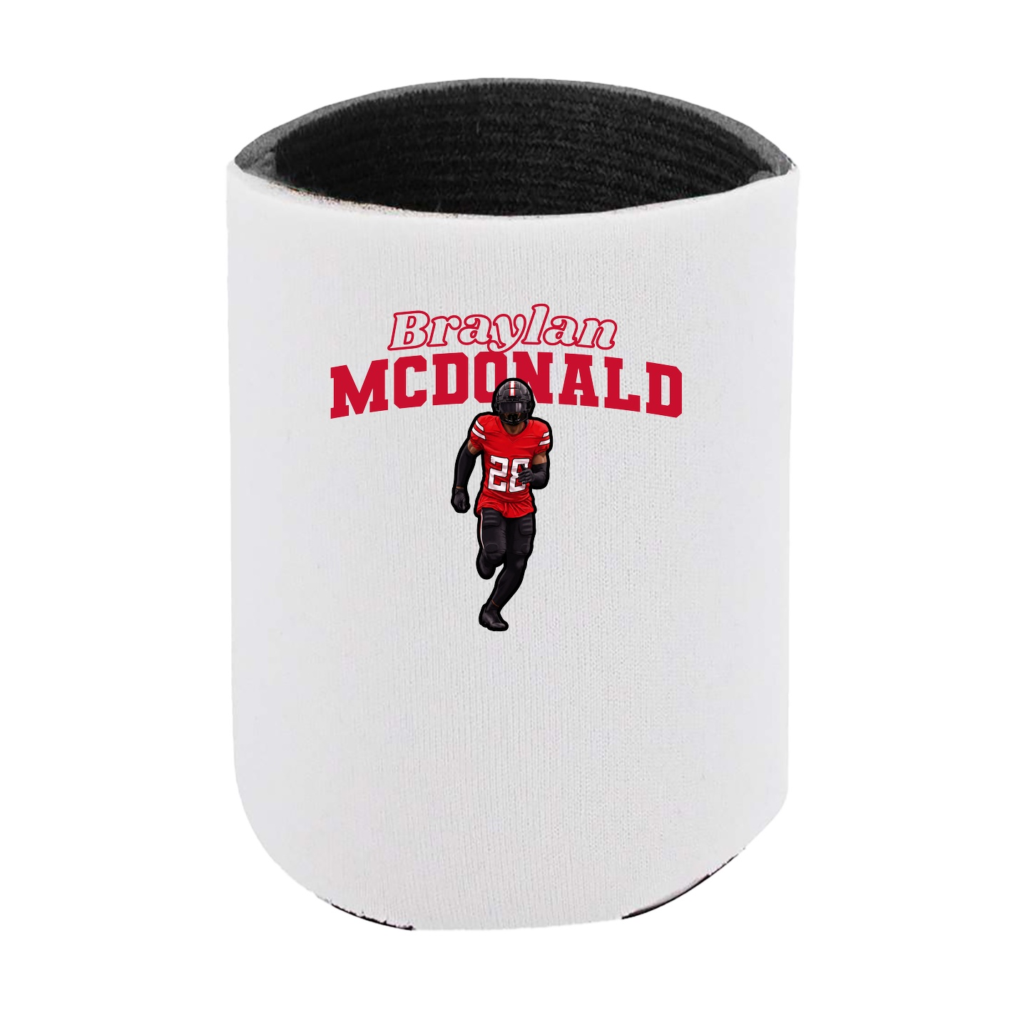 Can Holder — Name Arch in White