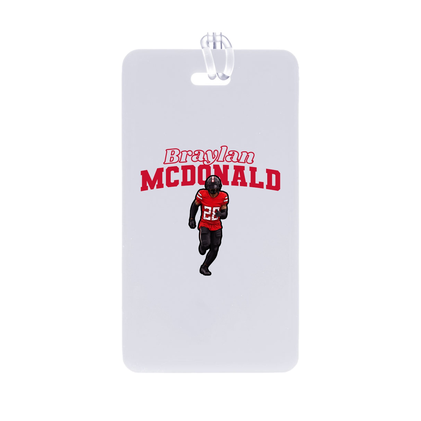 Bag Tag — Name Arch in Classic