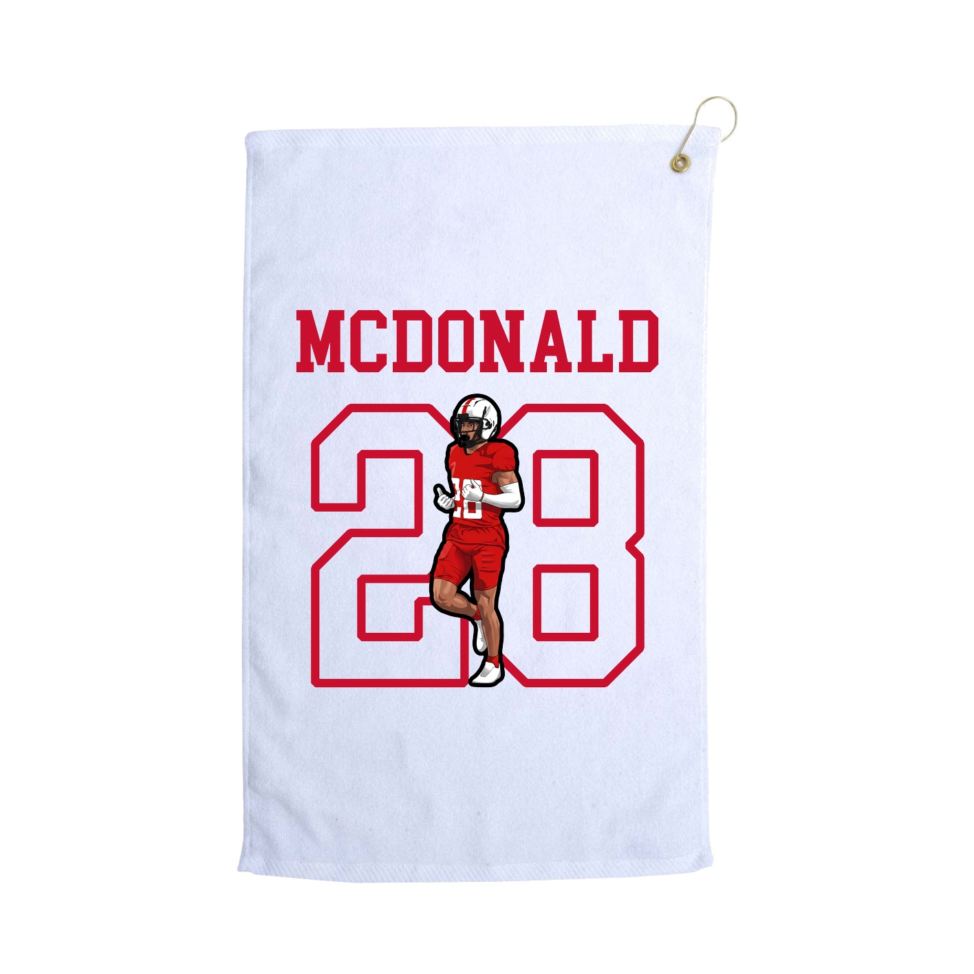 Golf Towel — Shirsey in White