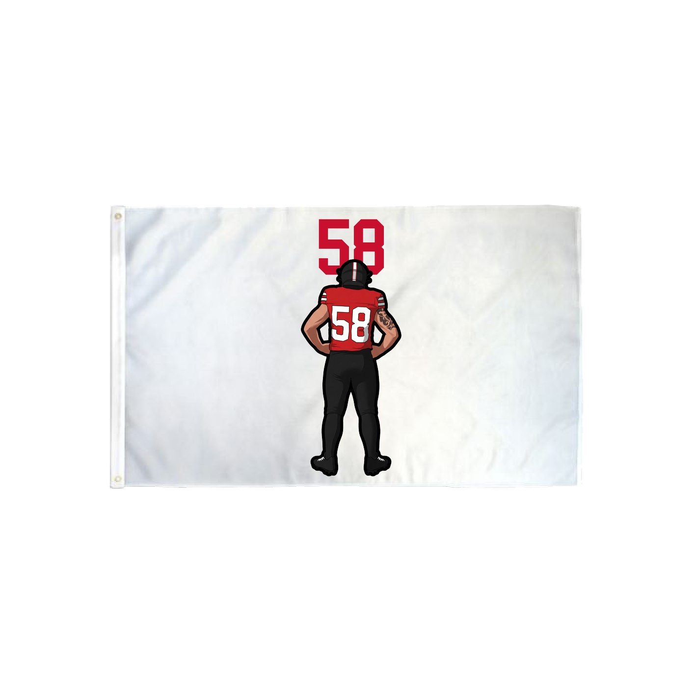 3x5 Flag — Number Top in Classic
