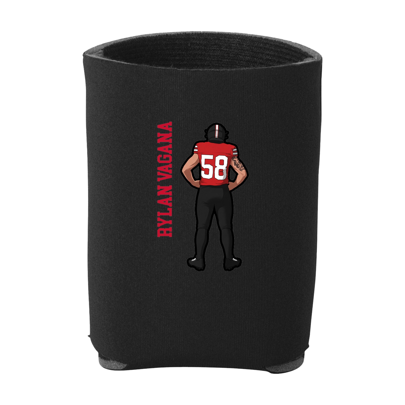 Can Holder — Name Vertical in Black
