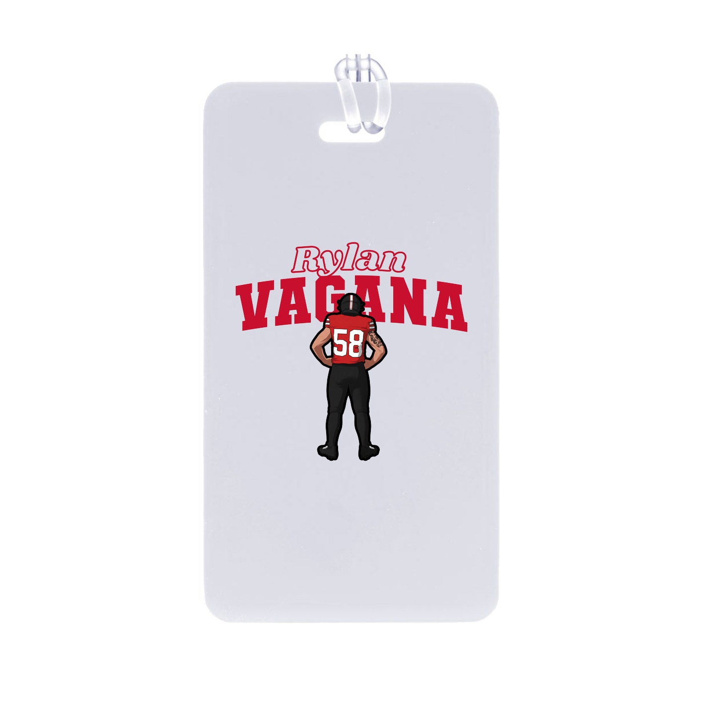Bag Tag — Name Arch in Classic