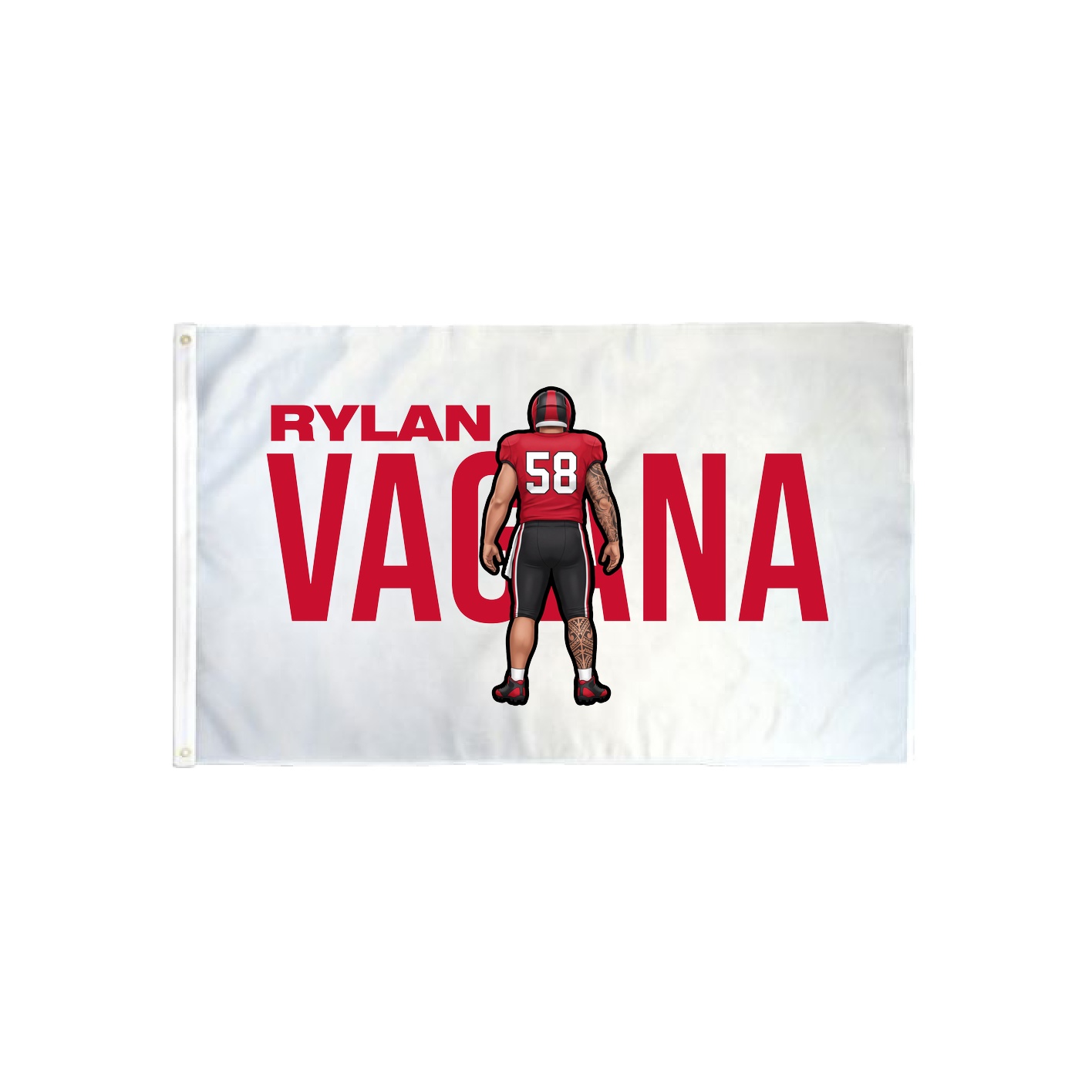 3x5 Flag — Player Name in Classic