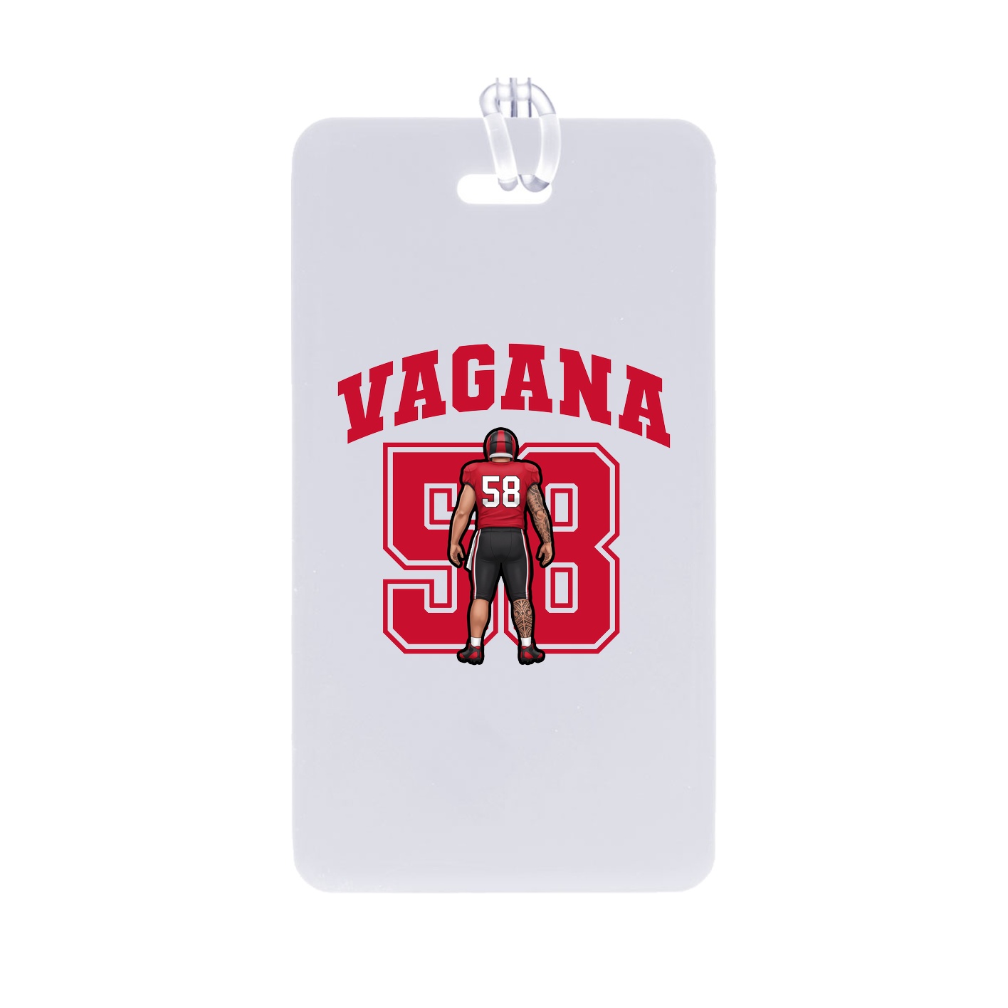 Bag Tag — Number in Classic