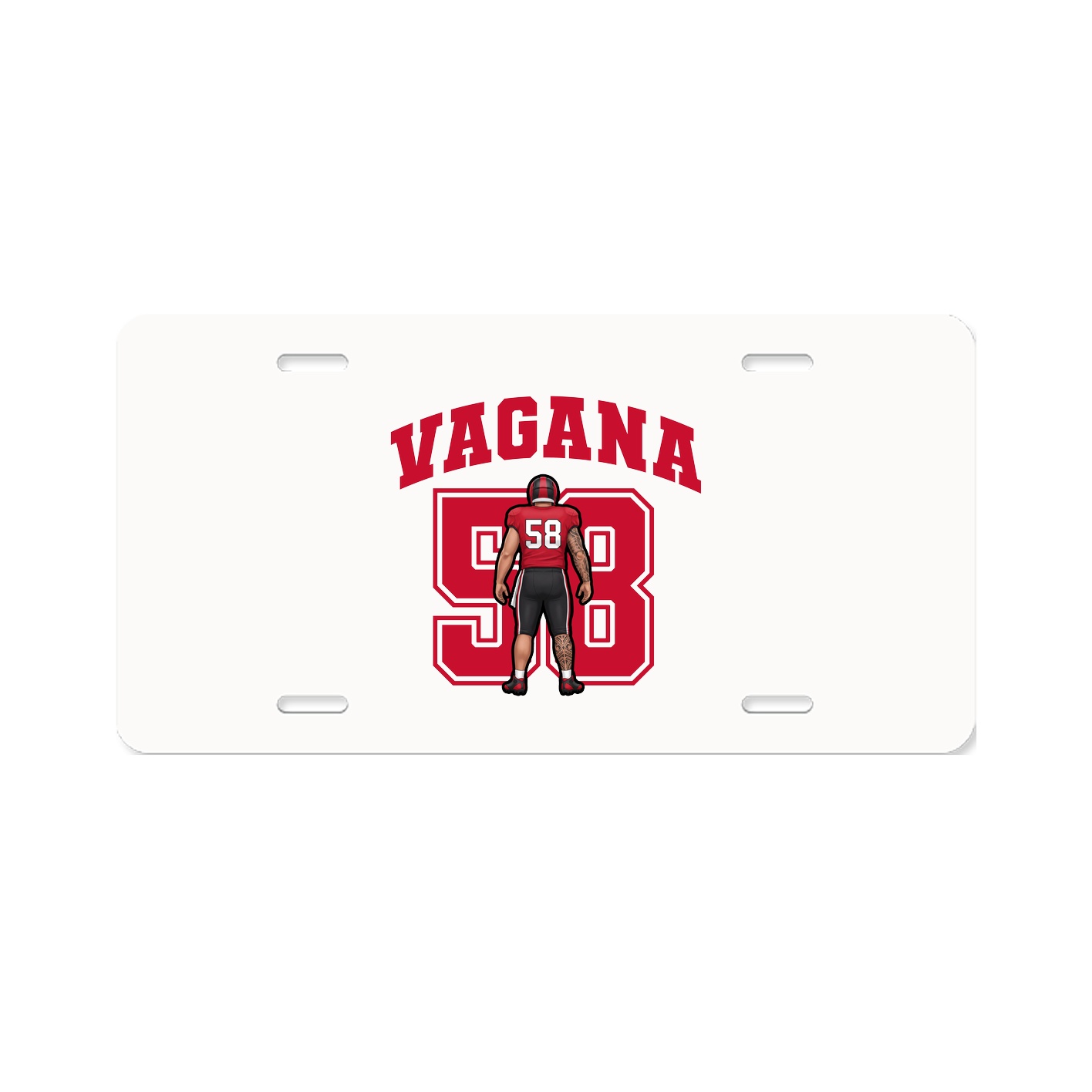 License Plate — Number in Classic