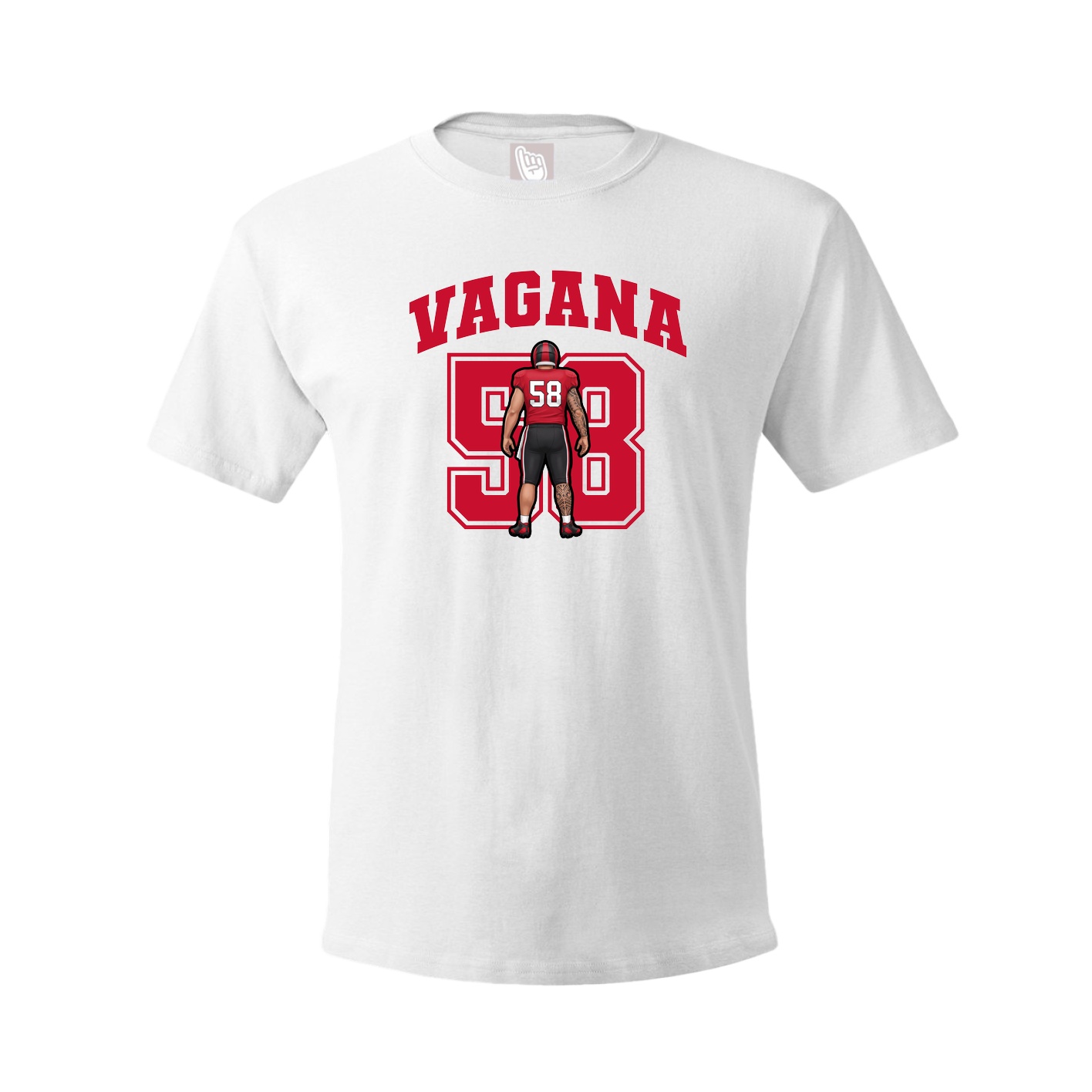 Tee — Number in White