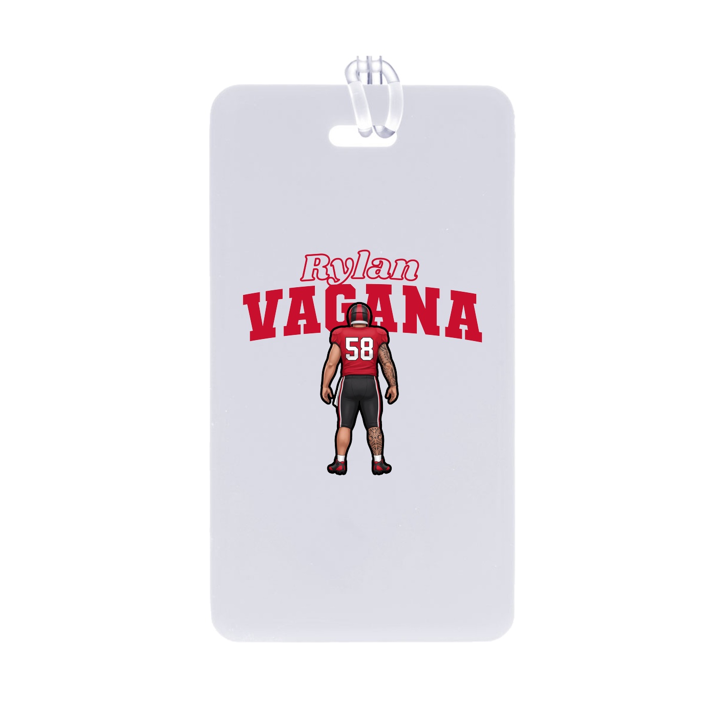 Bag Tag — Name Arch in Classic