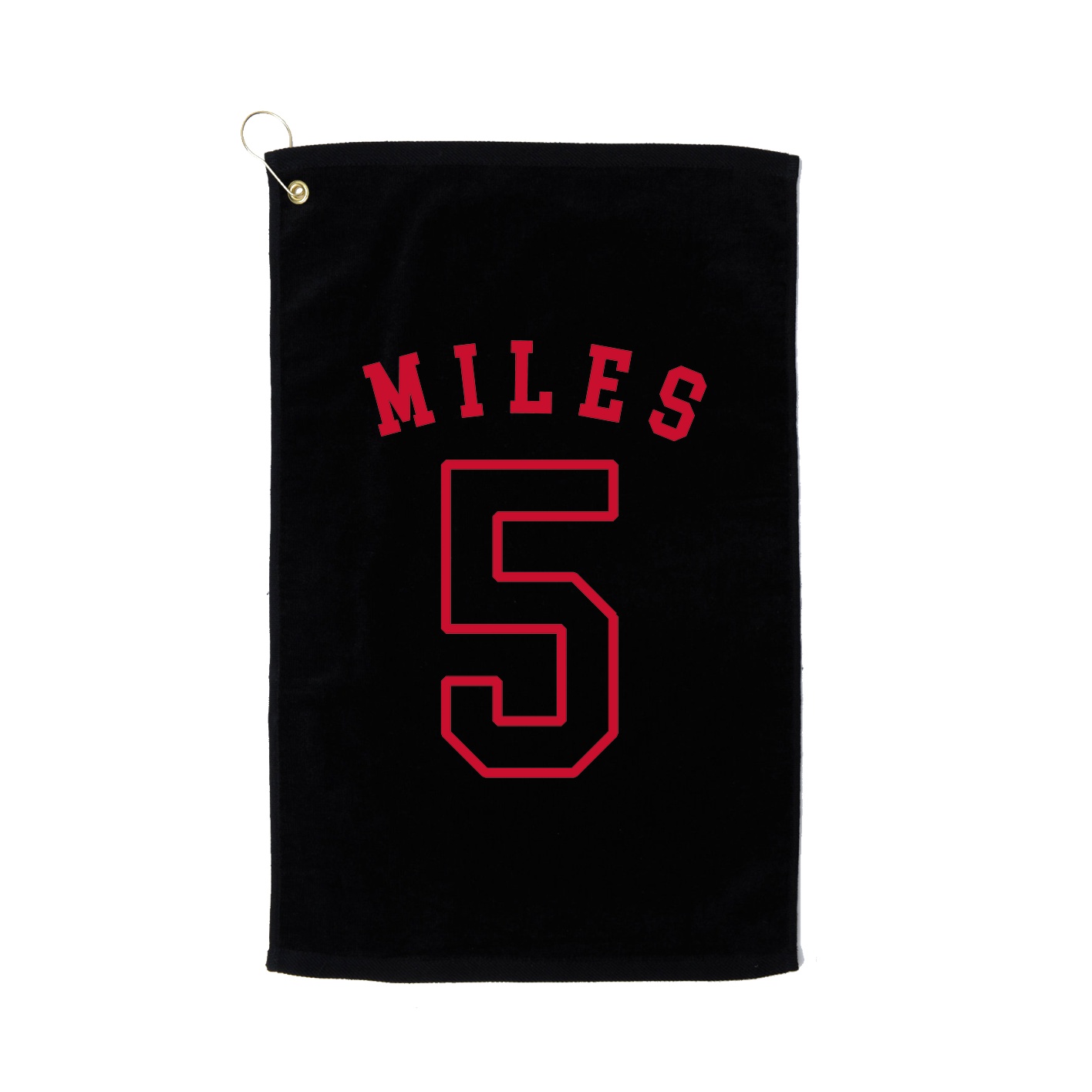 Golf Towel — Shirsey Arch in Black