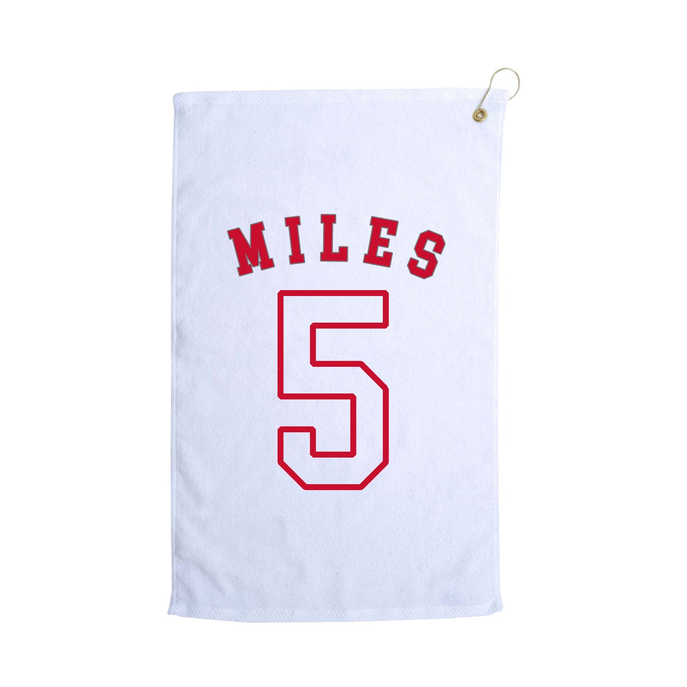 Golf Towel — Shirsey Arch in White
