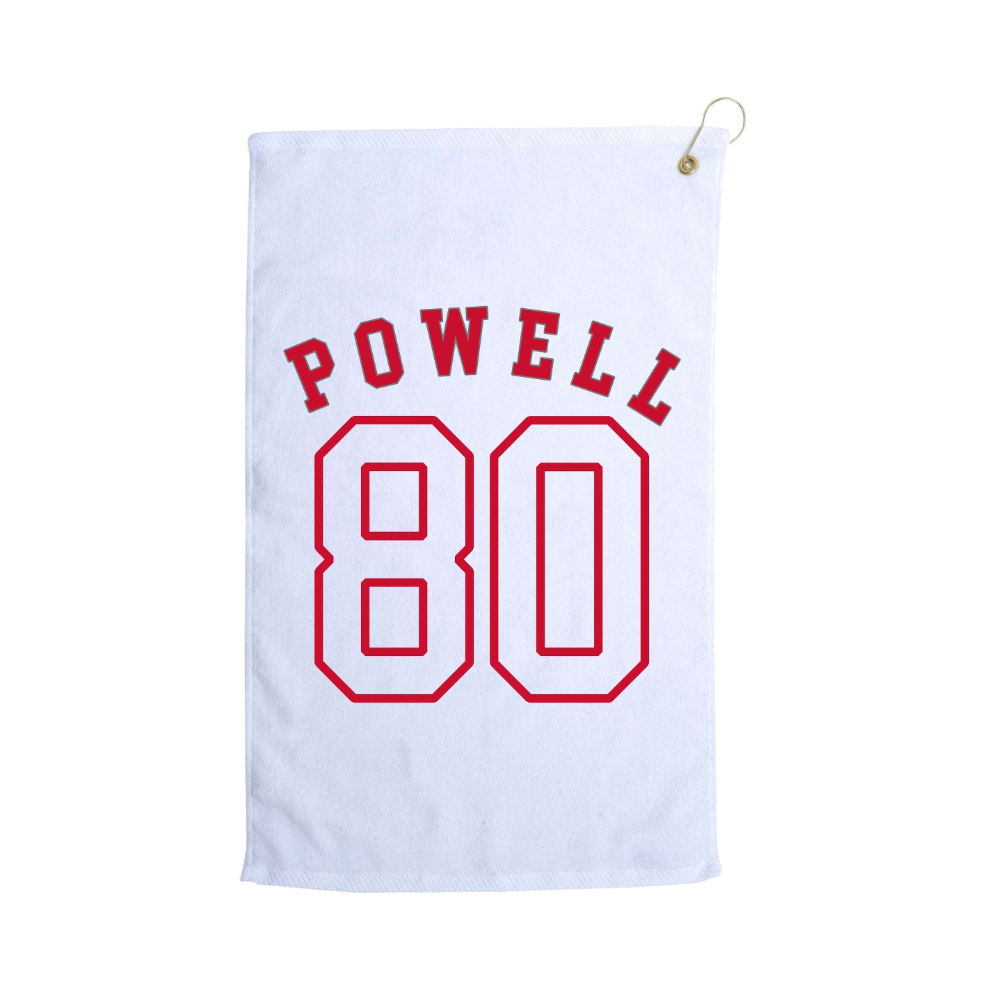 Golf Towel — Shirsey Arch in White