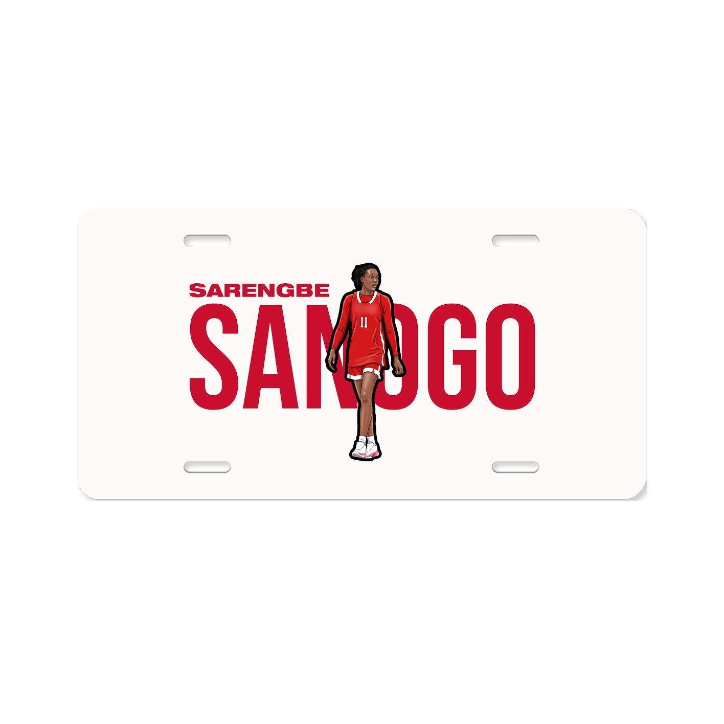 License Plate — Player Name in Classic