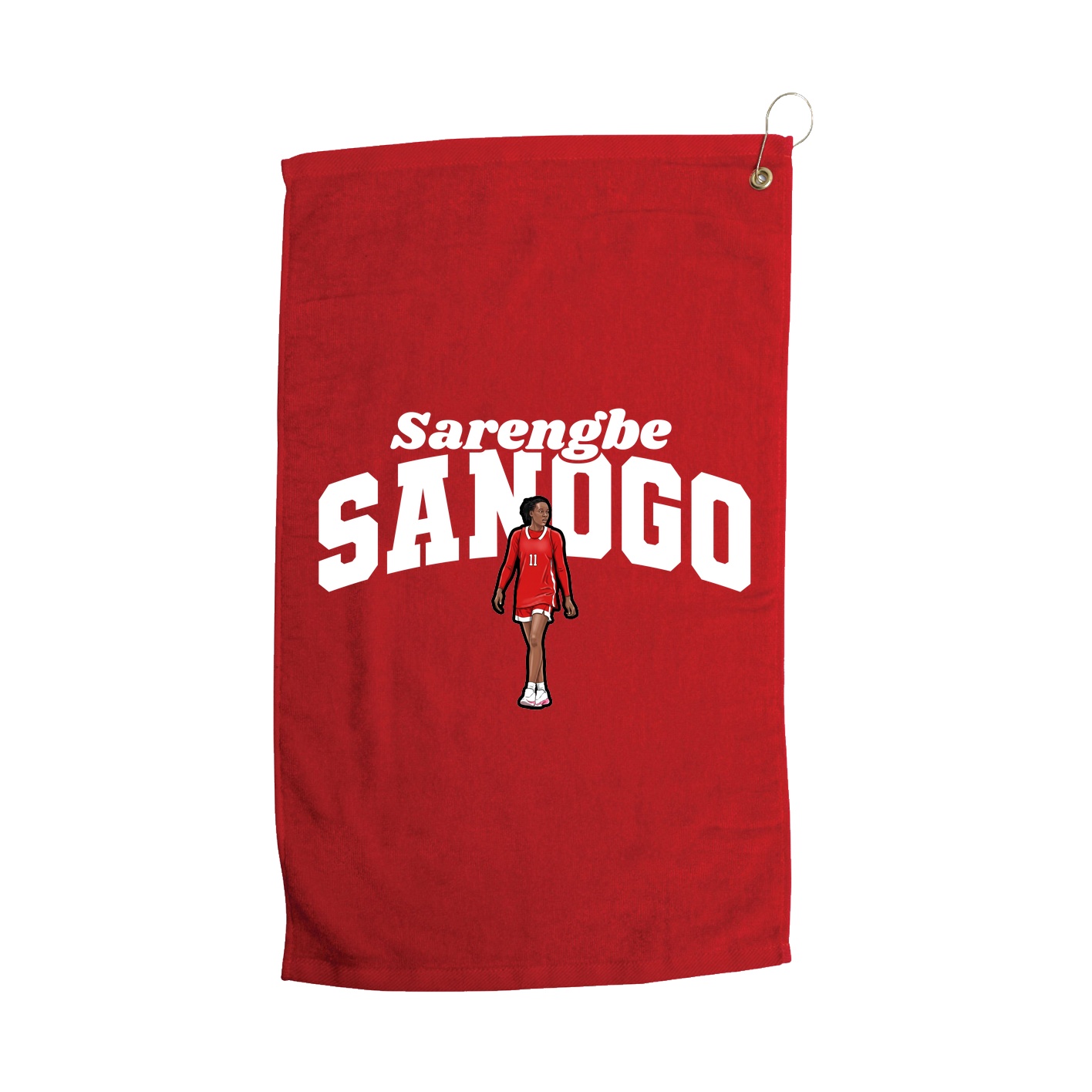 Golf Towel — Signature Arch in Red