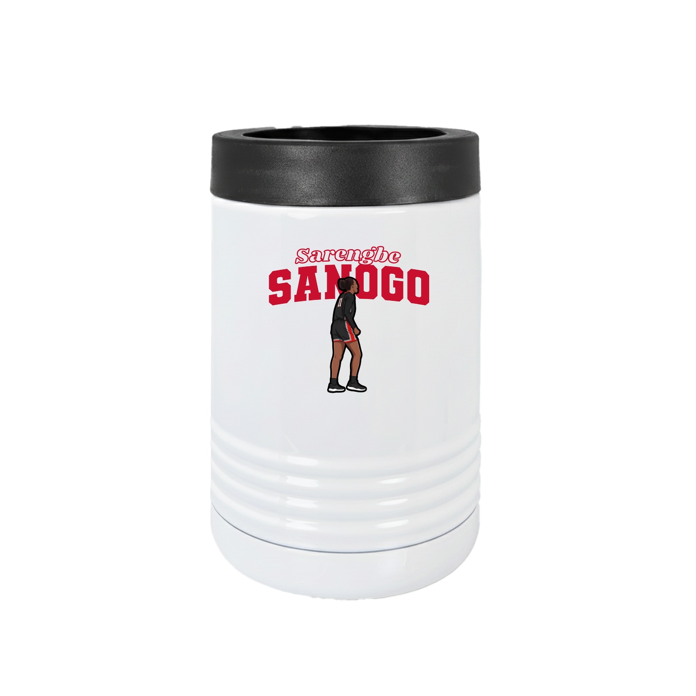 Beverage Holder — Name Arch in White