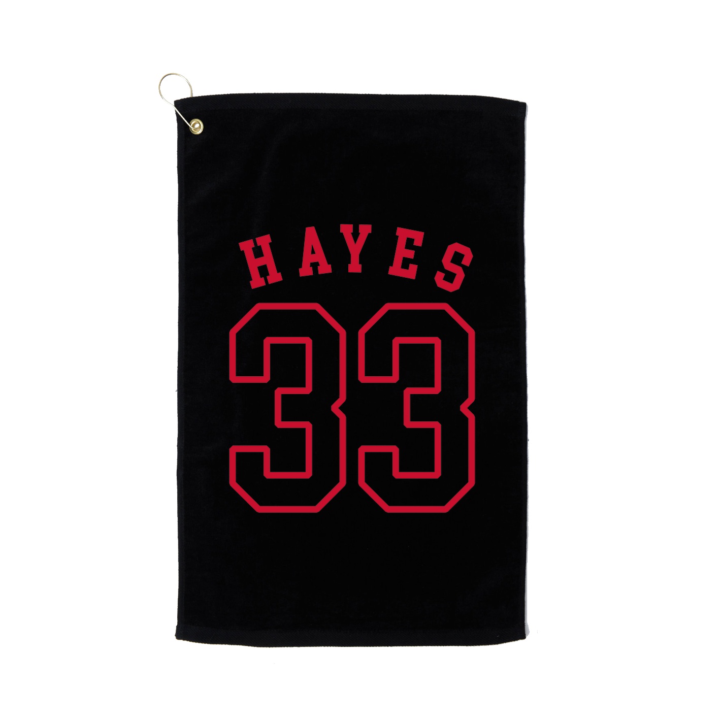 Golf Towel — Shirsey Arch in Black