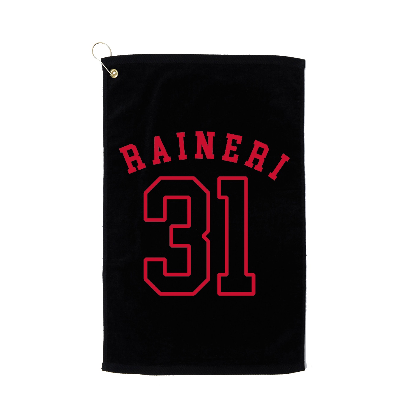 Golf Towel — Shirsey Arch in Black