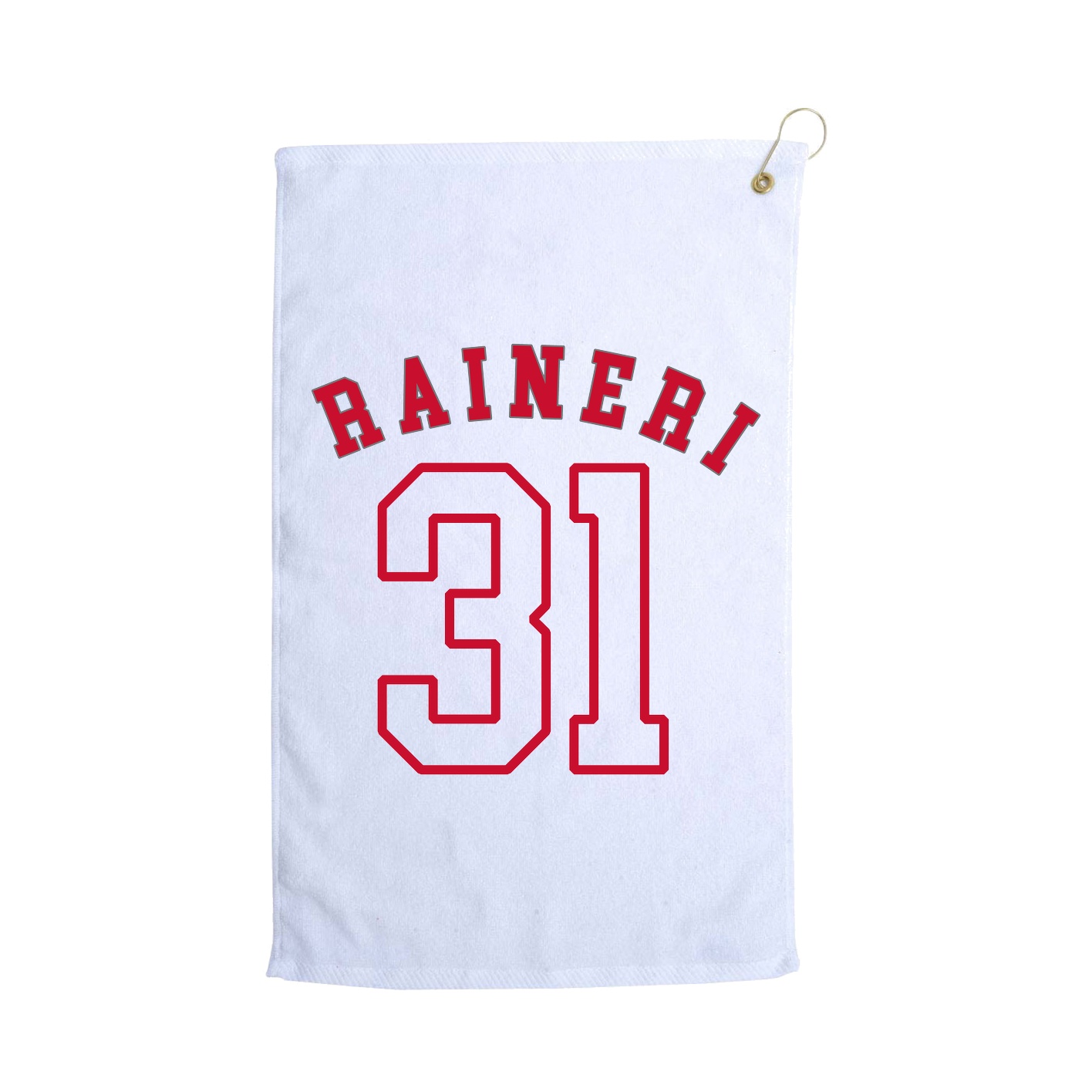 Golf Towel — Shirsey Arch in White