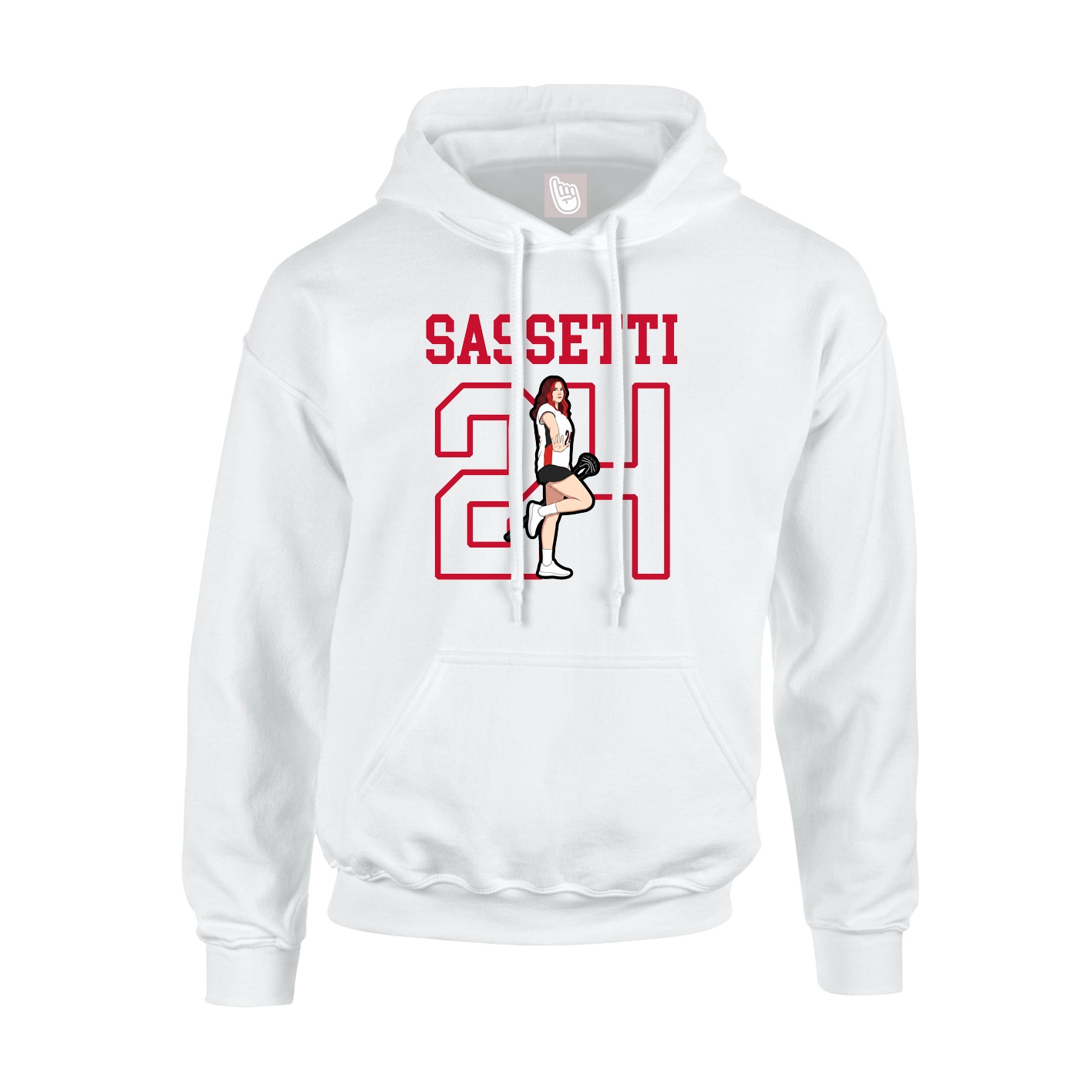 Youth Hoodie — Shirsey in White