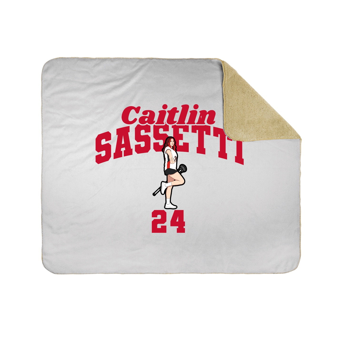 Throw Blanket — Signature Arch in White