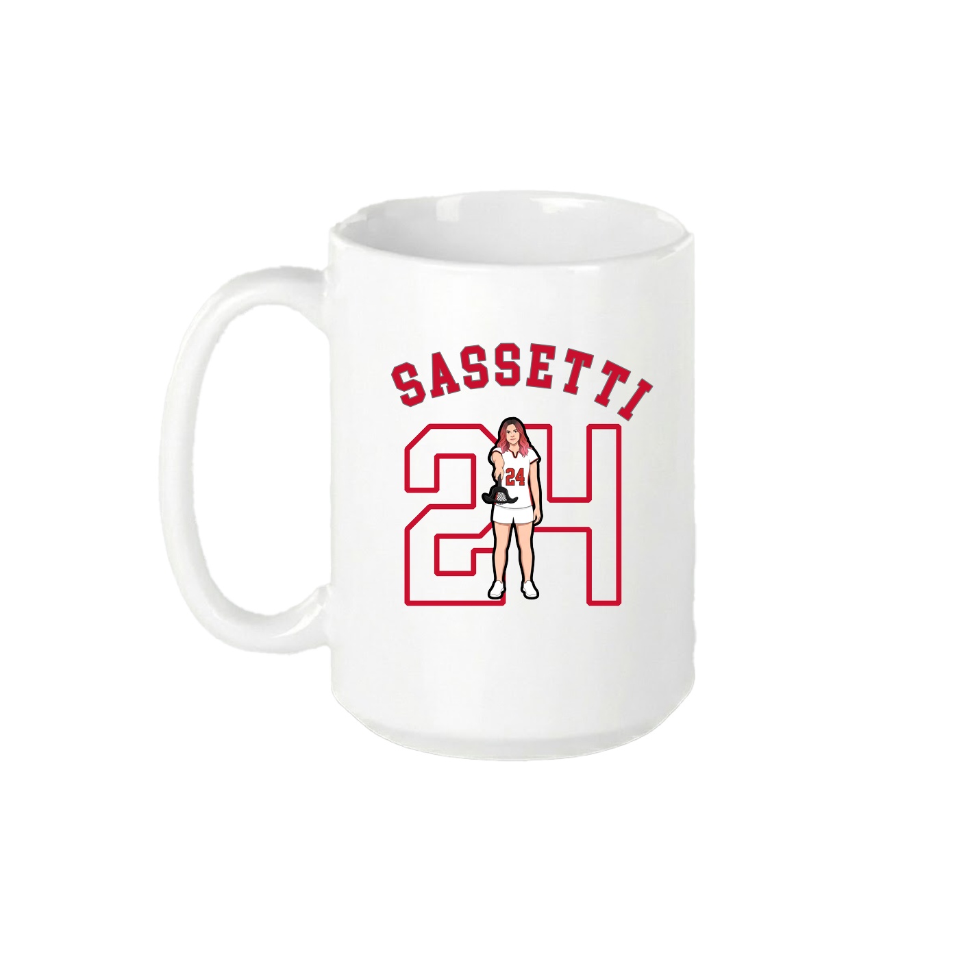 15oz Coffee Mug — Shirsey Arch in White
