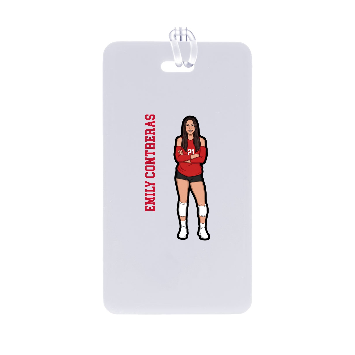 Bag Tag — Name Vertical in Classic