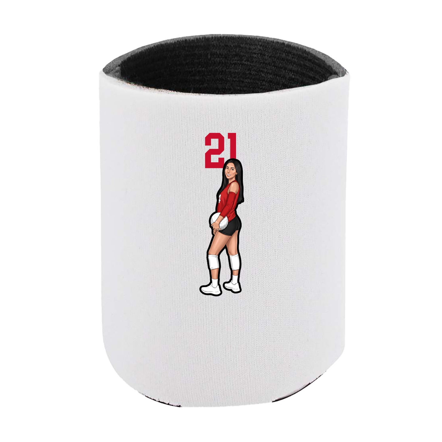 Can Holder — Number Top in White
