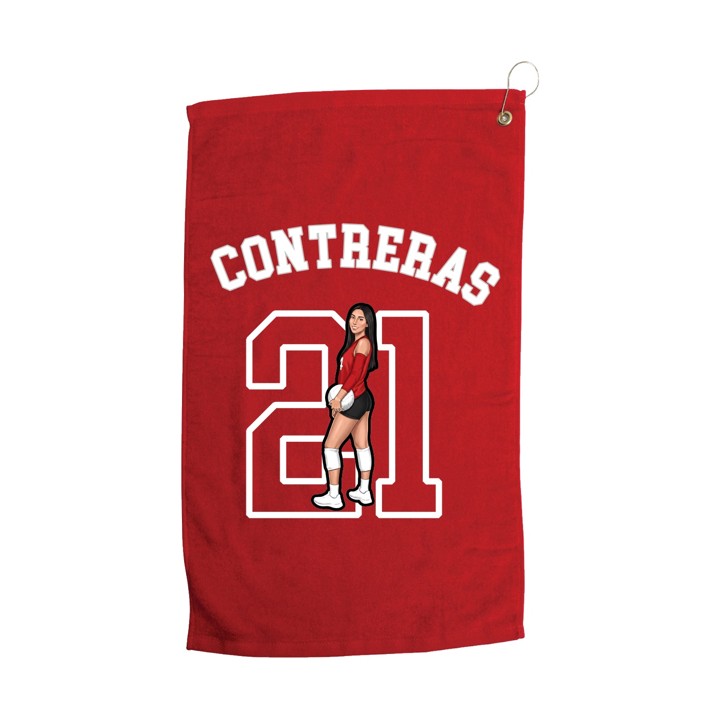 Golf Towel — Shirsey Arch in Red