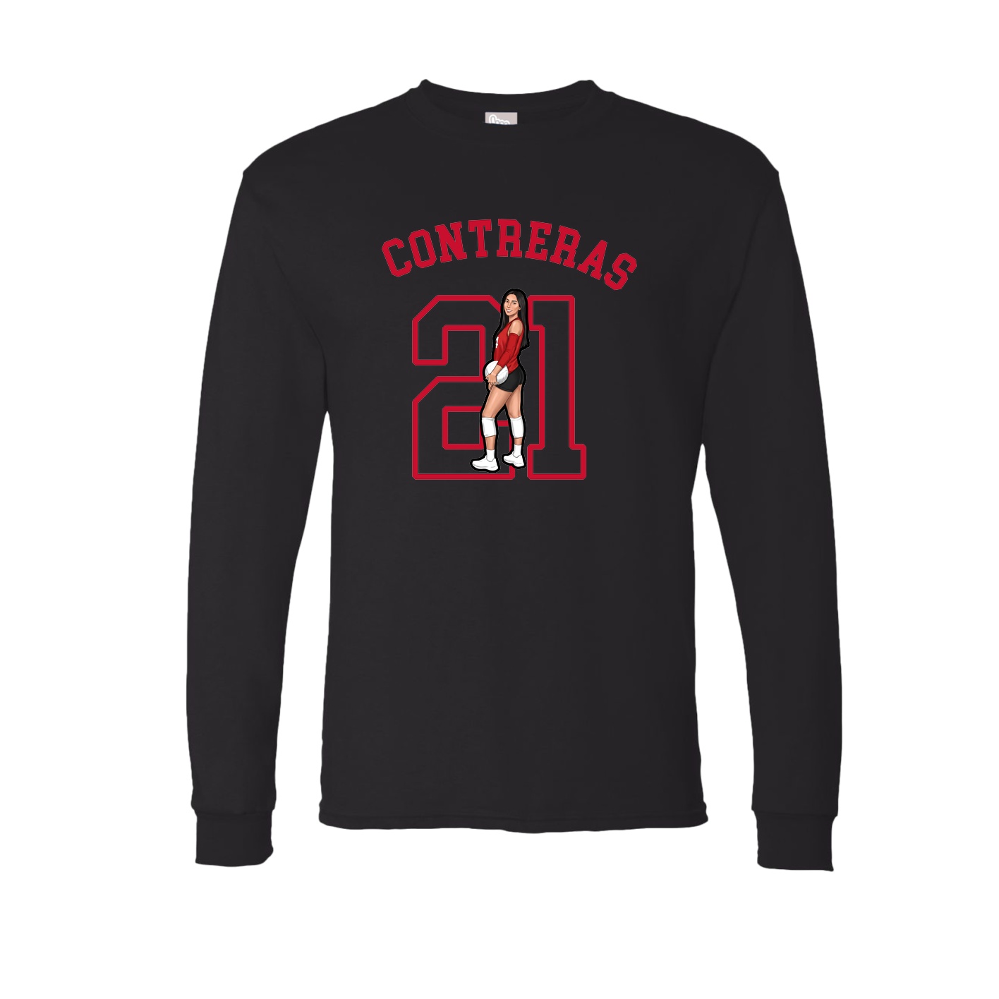 Long Sleeve Tee — Shirsey Arch in Black