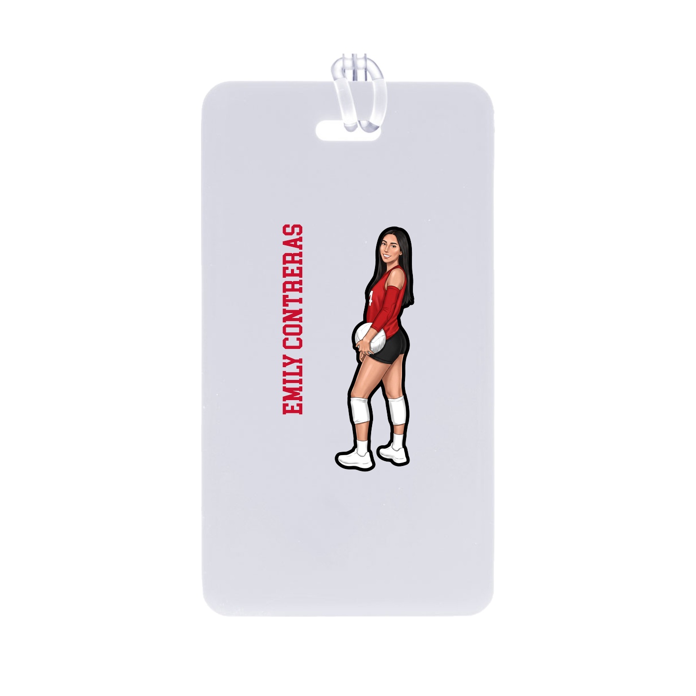 Bag Tag — Name Vertical in Classic