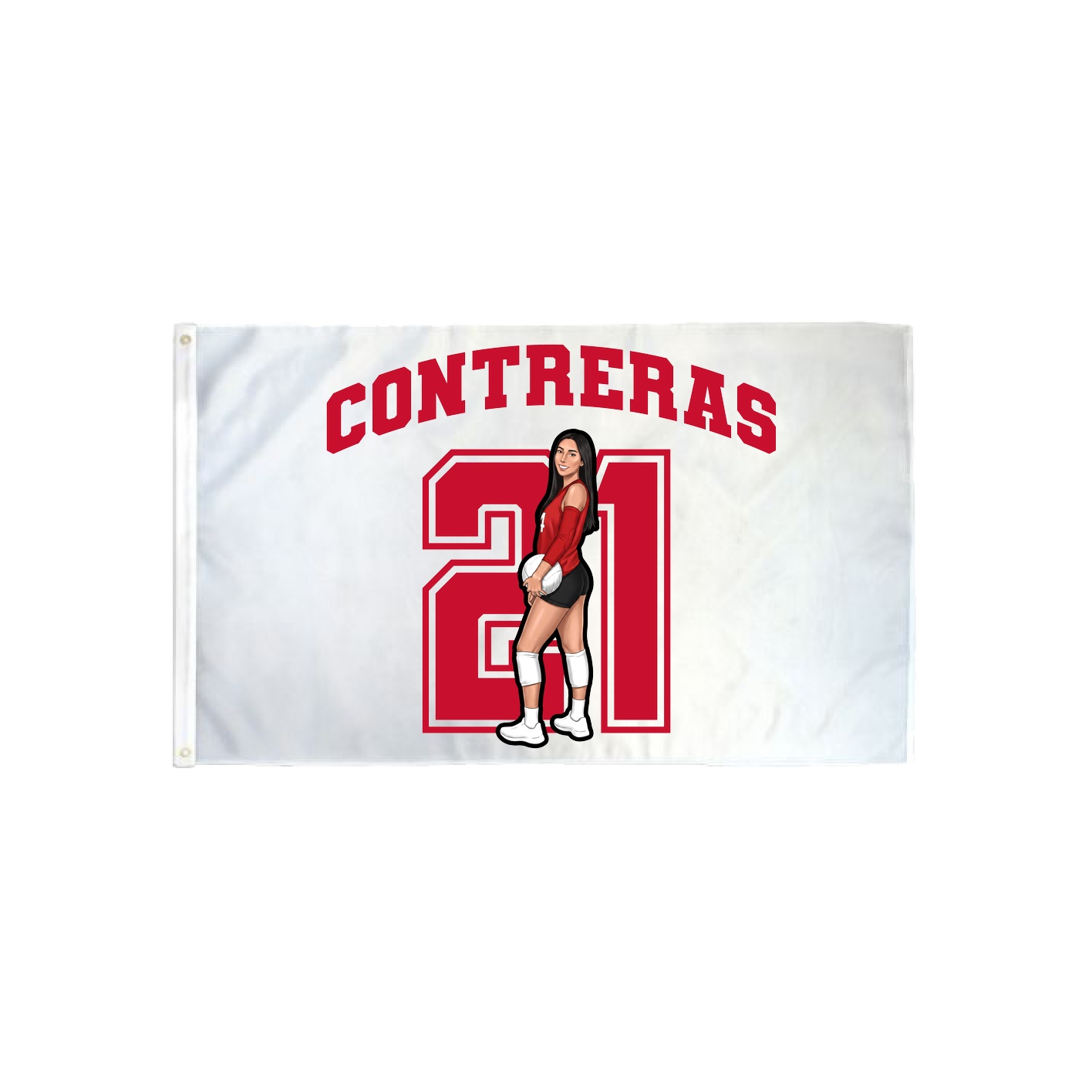 3x5 Flag — Number in Classic