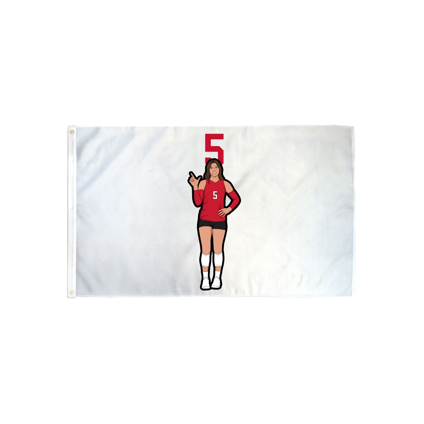 3x5 Flag — Number Top in Classic