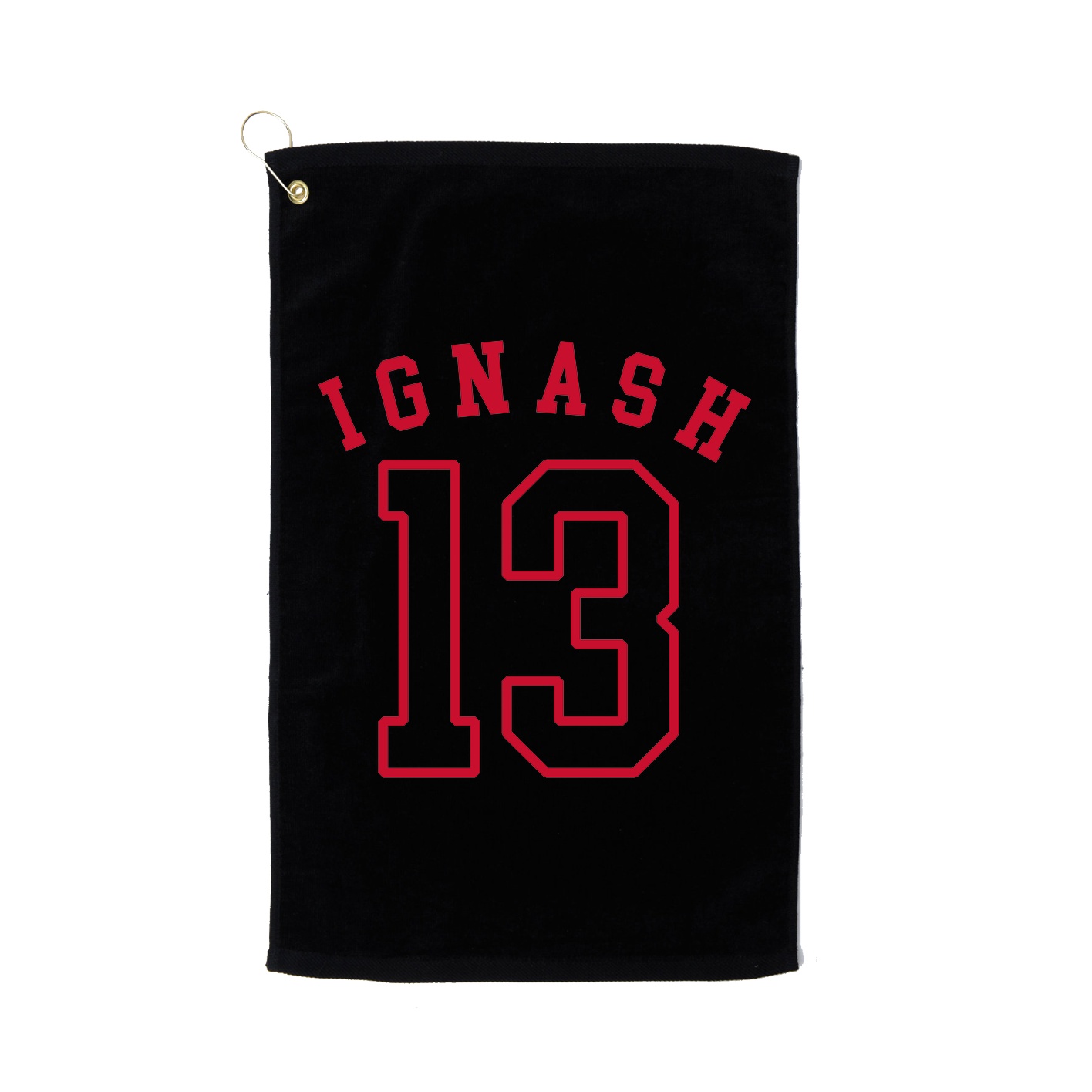 Golf Towel — Shirsey Arch in Black