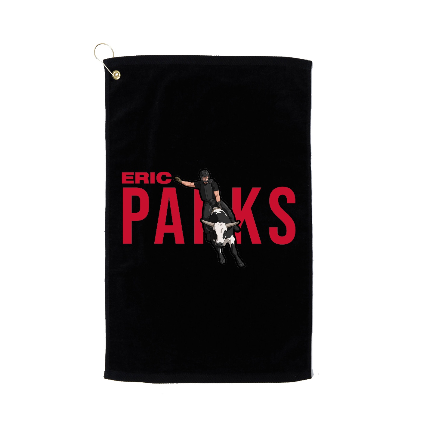 Golf Towel — Player Name in Black