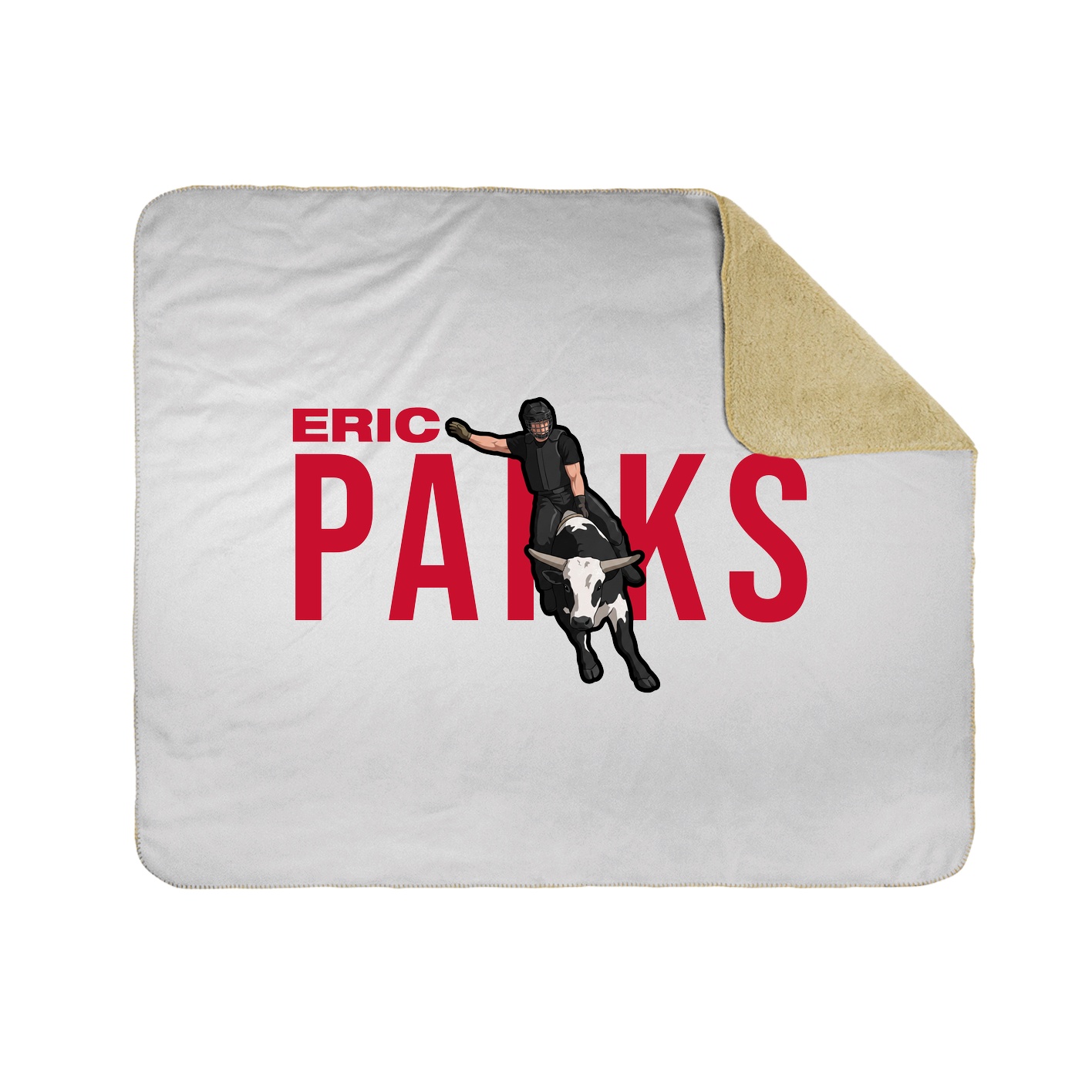 Throw Blanket — Player Name in White